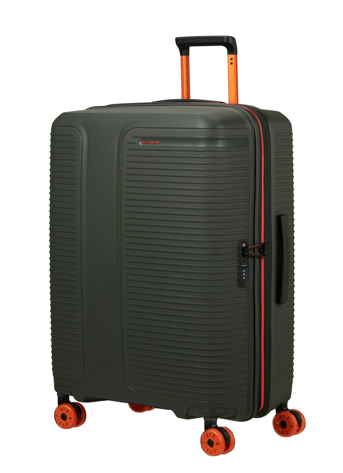 Samsonite Prodiver vergrootbare spinner 75 cm - voorkant 2 mosgroen