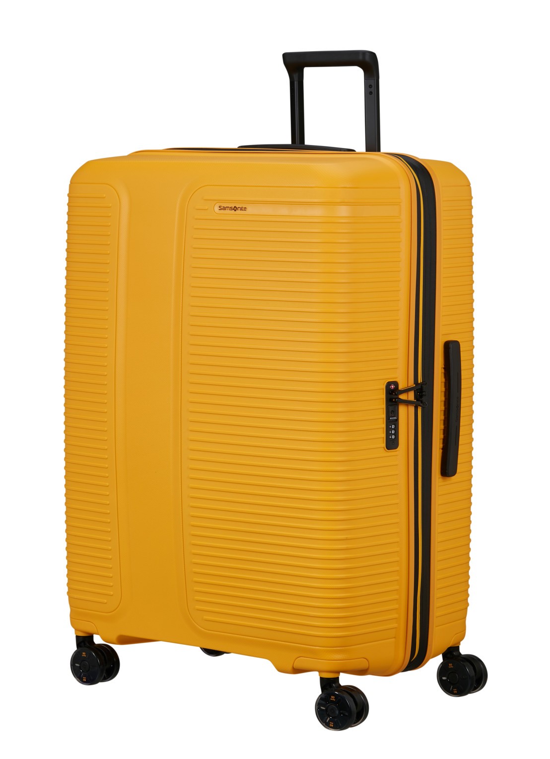 Samsonite Prodiver vergrootbare spinner 81 cm - voorkant 2 geel