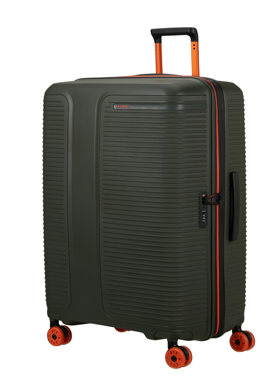 Samsonite Prodiver vergrootbare spinner 81 cm - voorkant 2 mosgroen