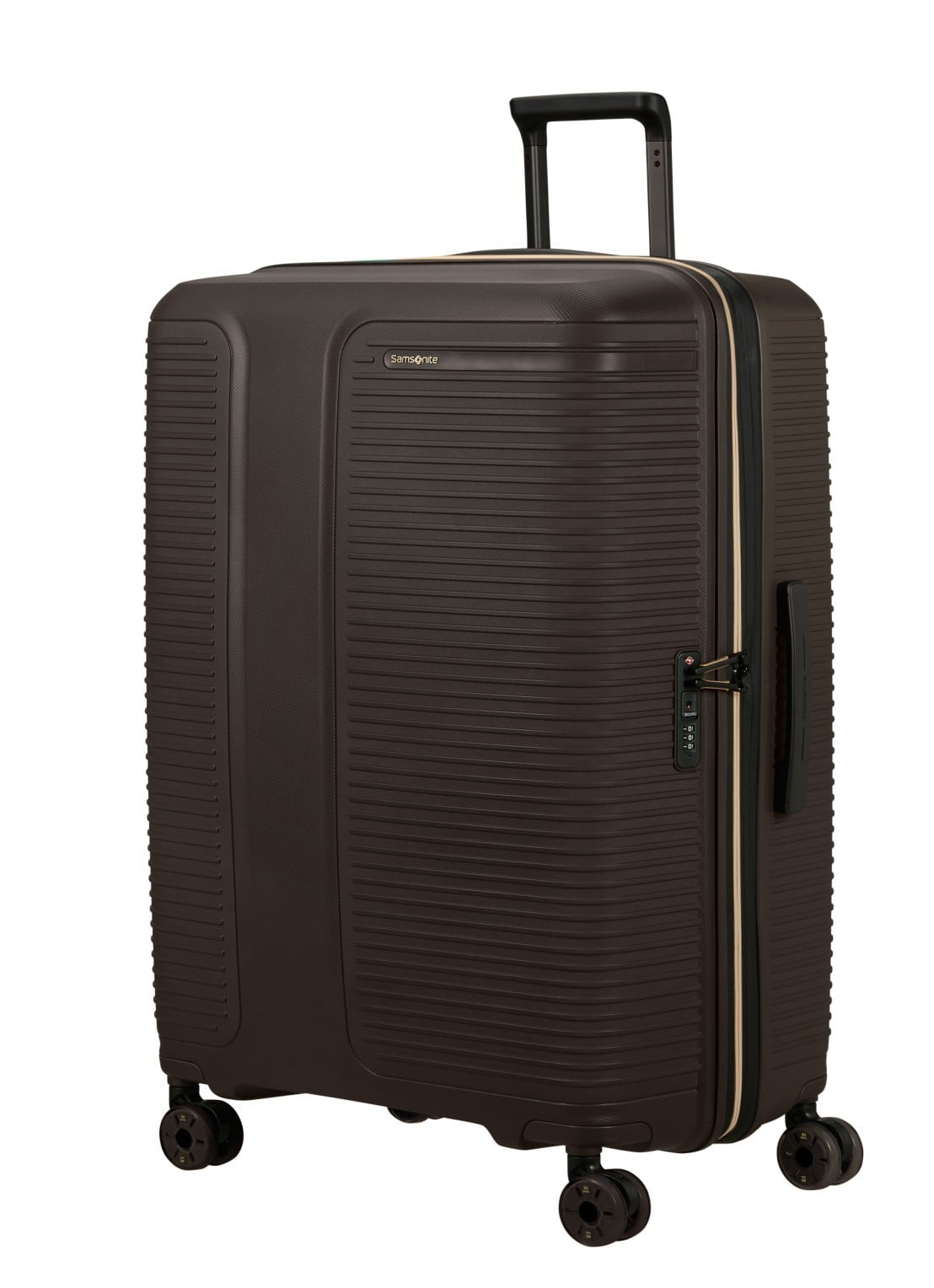 Samsonite Prodiver vergrootbare spinner 81 cm - voorkant 2 donkerbruin