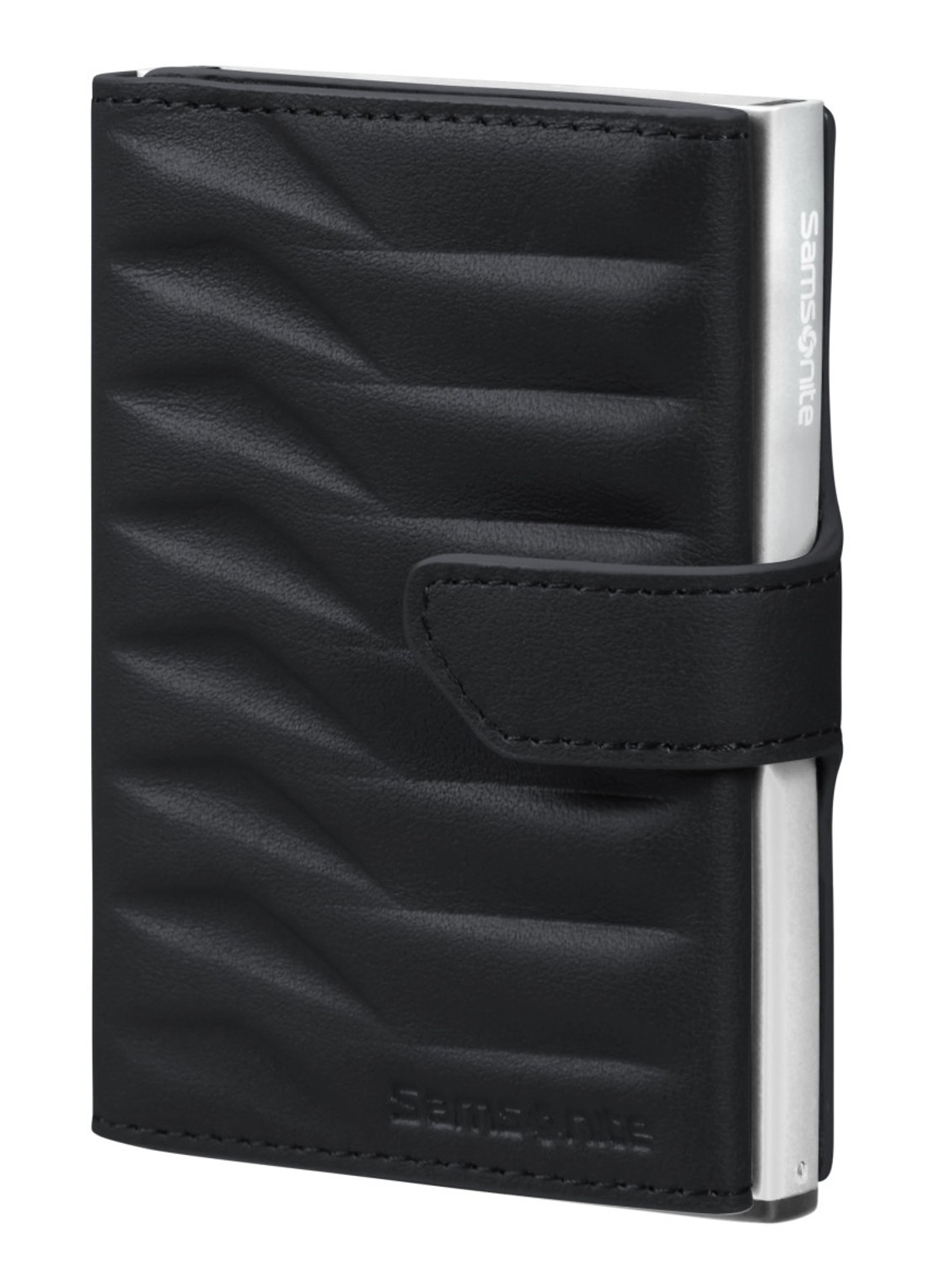 Samsonite Proxis pasjeshouder van leer - detail zwart