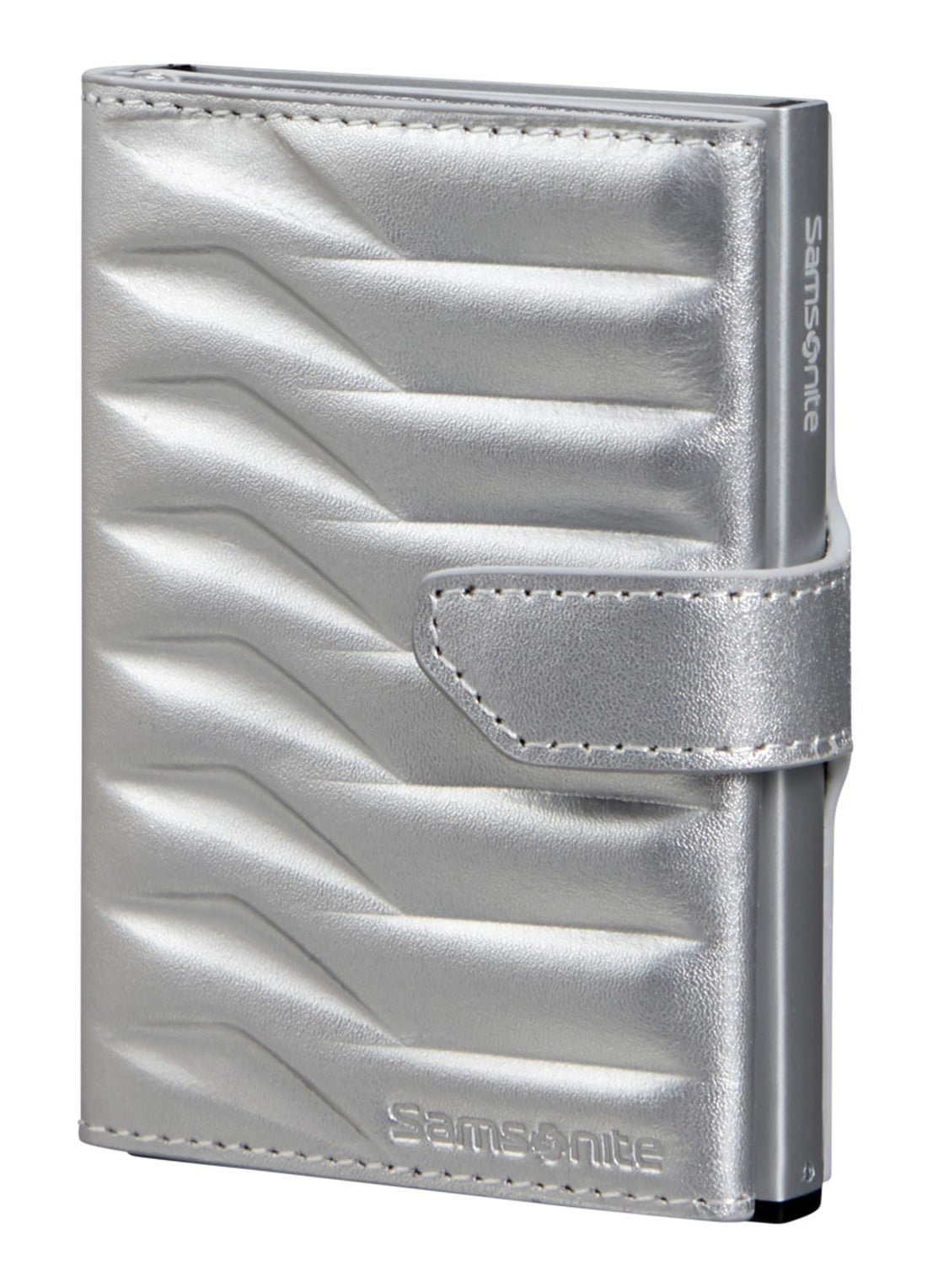 Samsonite Proxis pasjeshouder van leer - detail 3 zilver