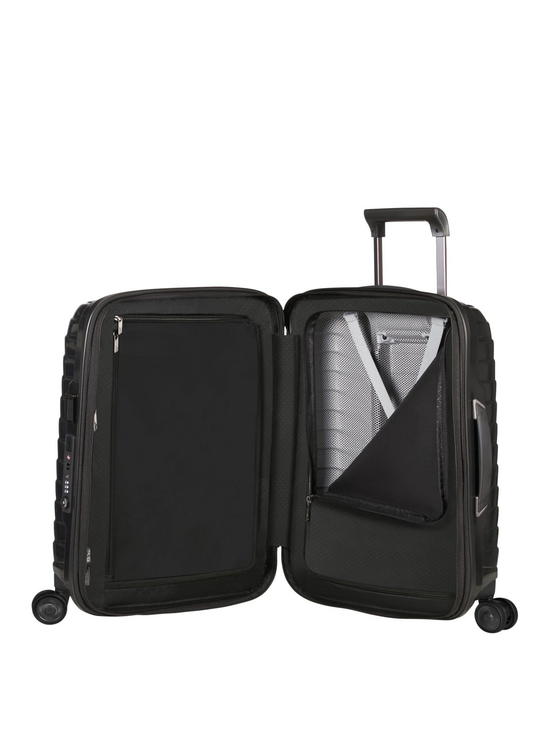 Samsonite Proxis spinner 55 cm  - detail 3 zwart