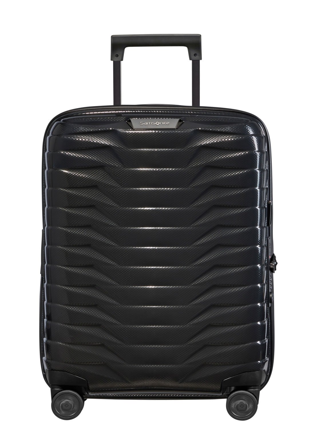 Samsonite Proxis spinner 55 cm  - voorkant zwart