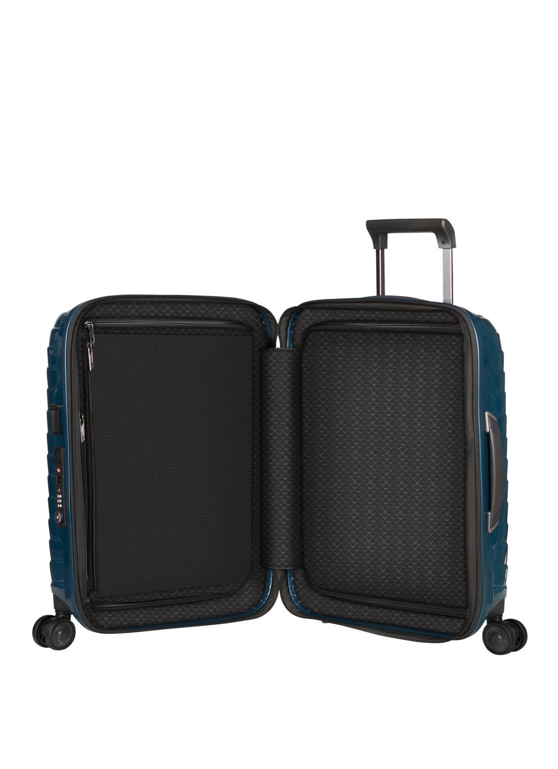 Samsonite Proxis spinner 55 cm - detail 3 petrolgroen