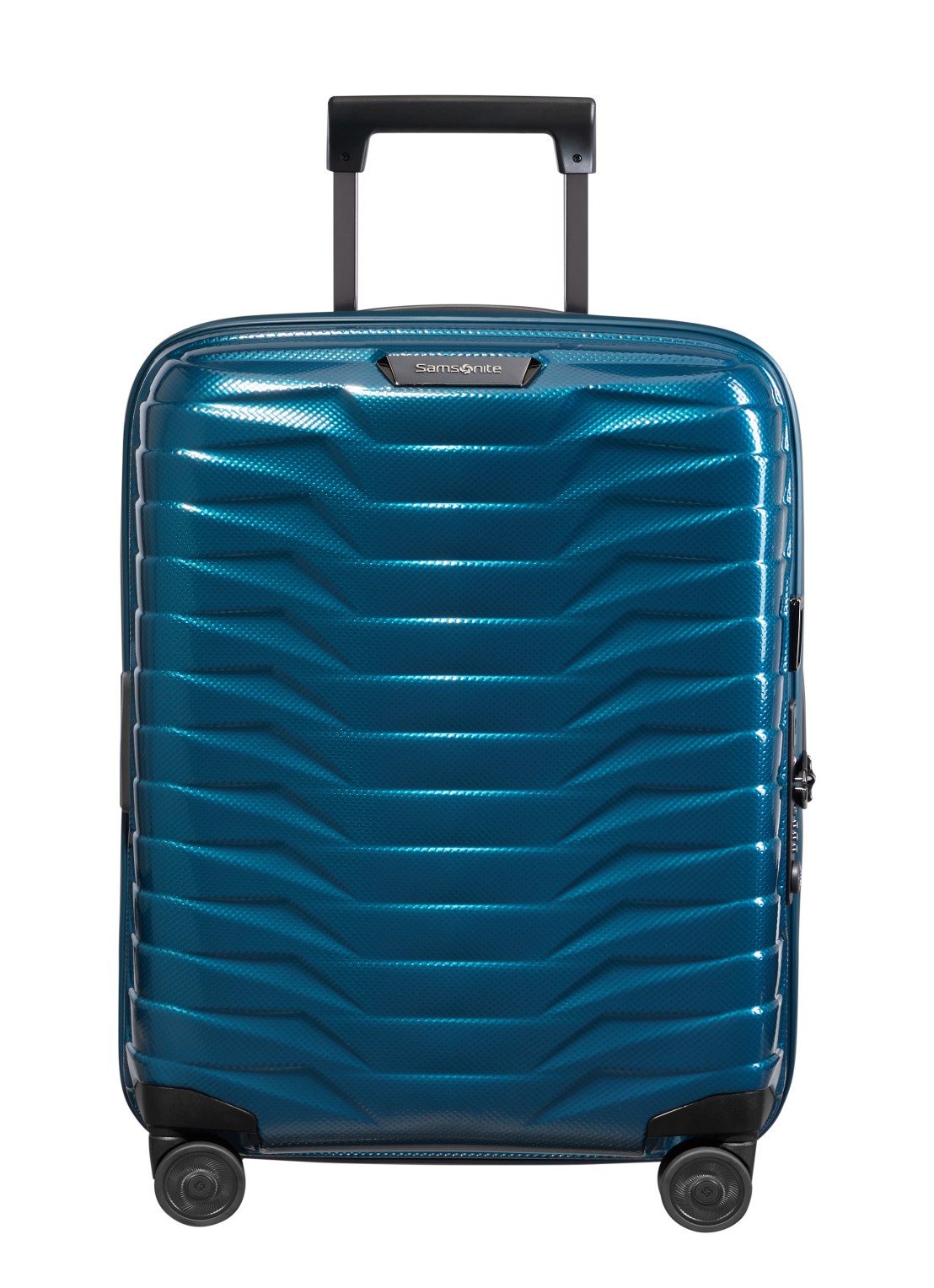 Samsonite Proxis spinner 55 cm - voorkant 6 petrolgroen