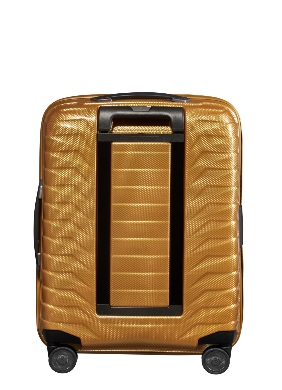 Samsonite Proxis spinner 55 cm  - achterkant 3 okergeel