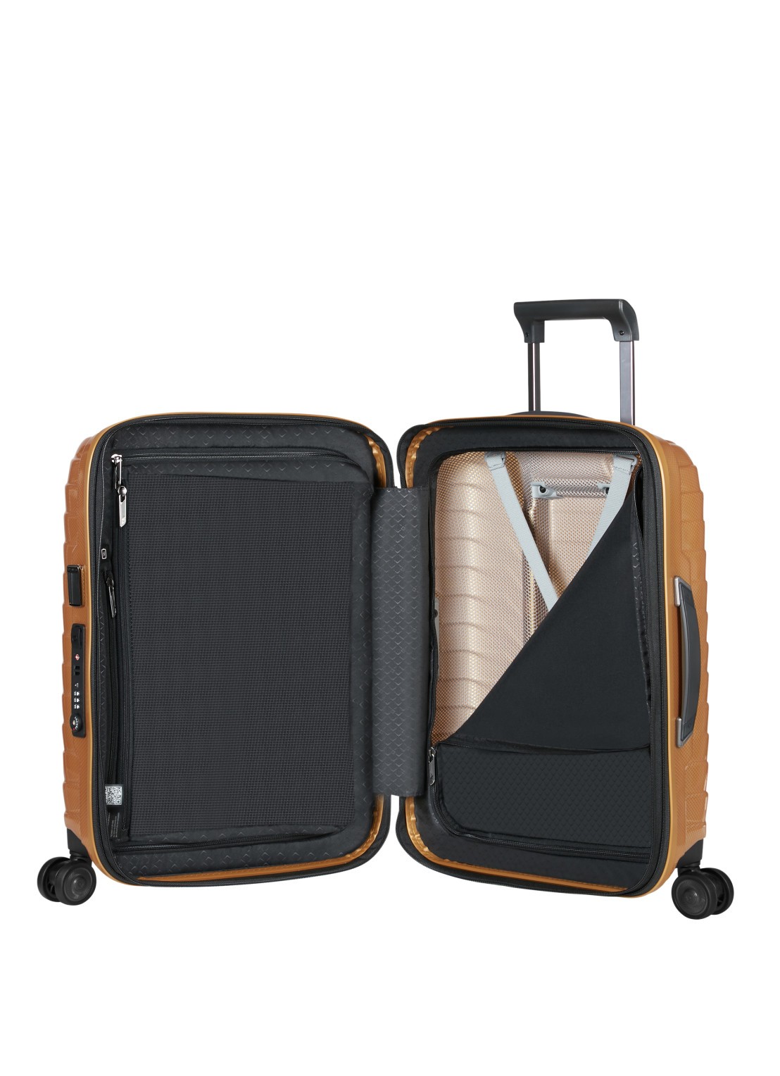 Samsonite Proxis spinner 55 cm  - detail 4 okergeel