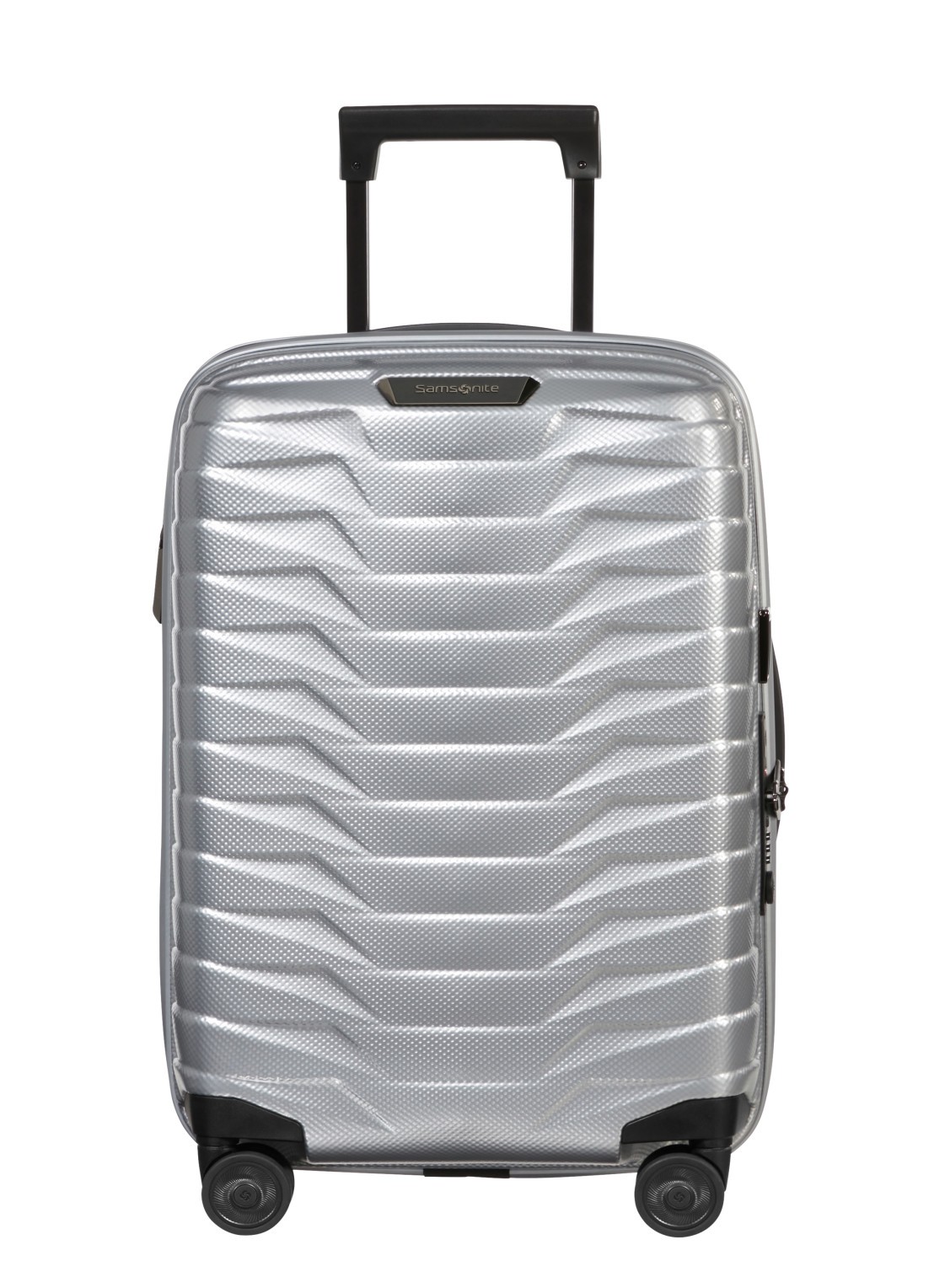 Samsonite Proxis spinner 55 cm  - voorkant 6 zilver
