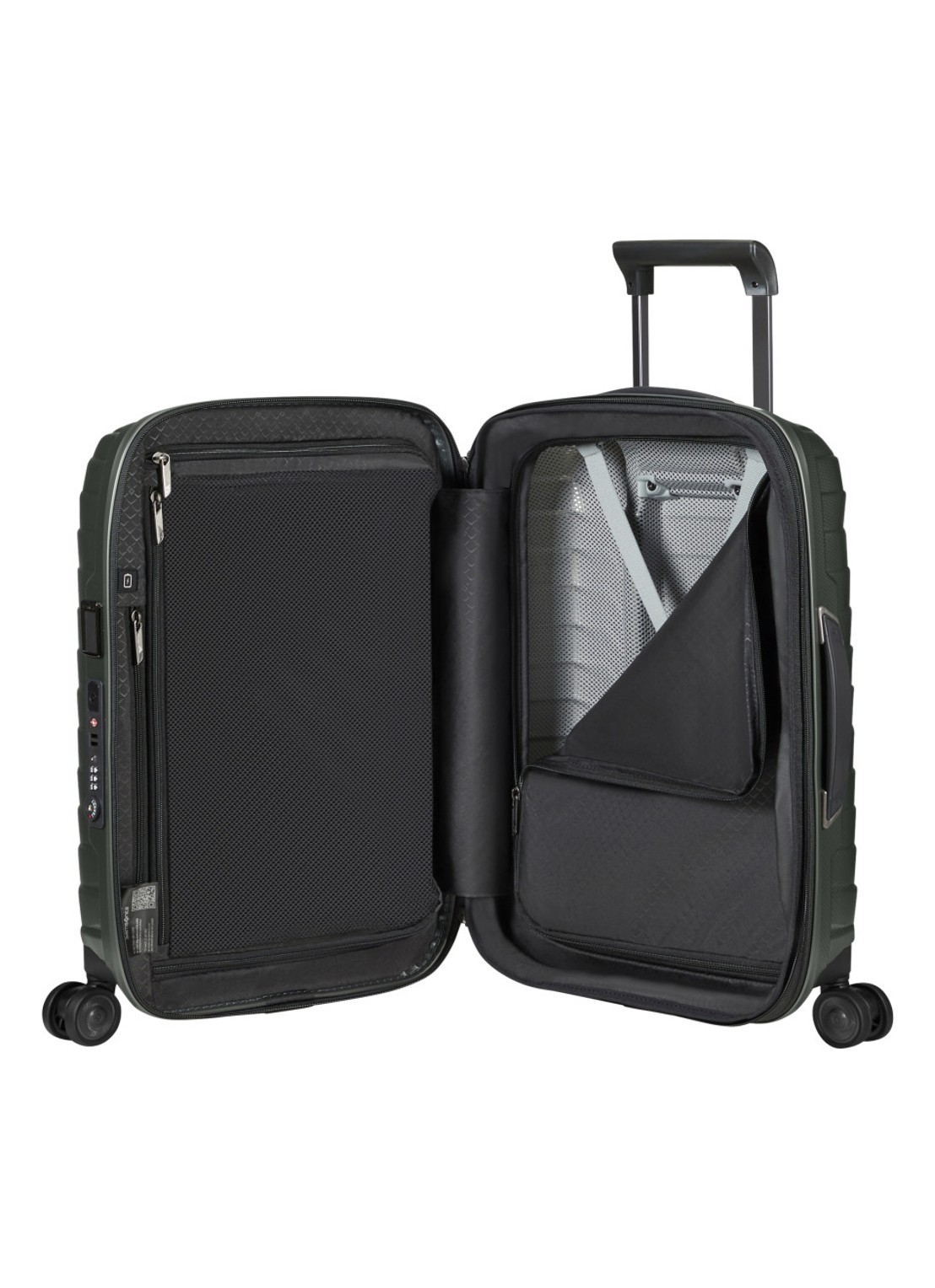 Samsonite Proxis spinner 55 cm  - detail 4 bronsgroen
