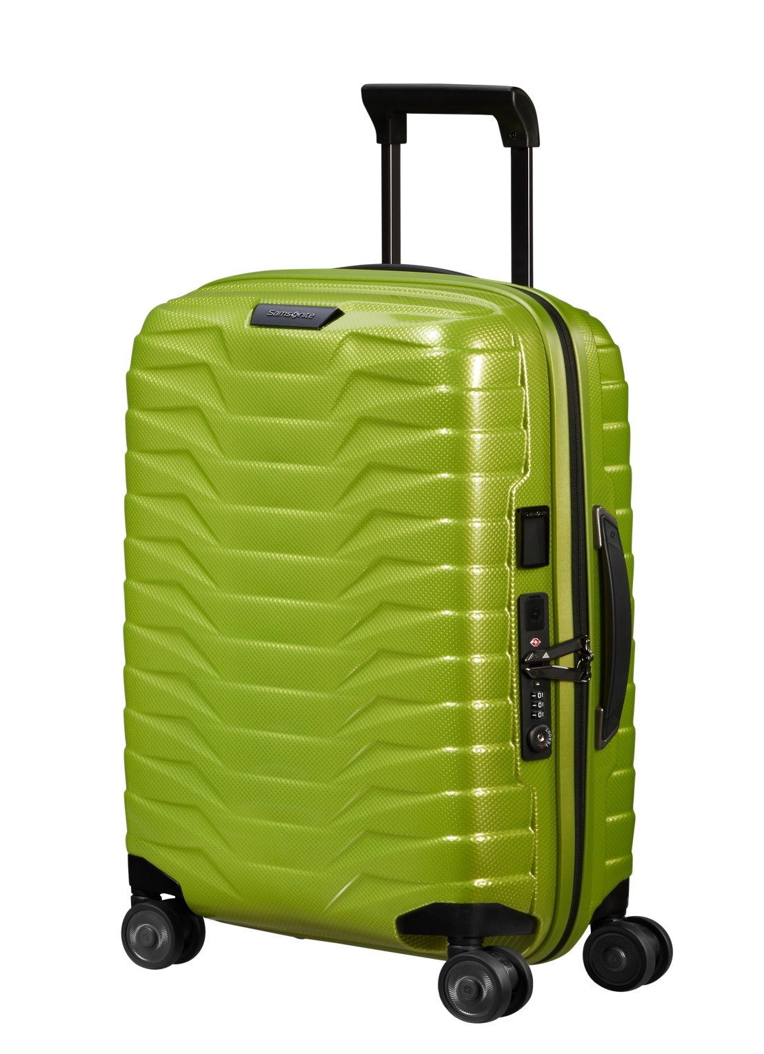 Samsonite Proxis spinner 55 cm  - voorkant 6 lime