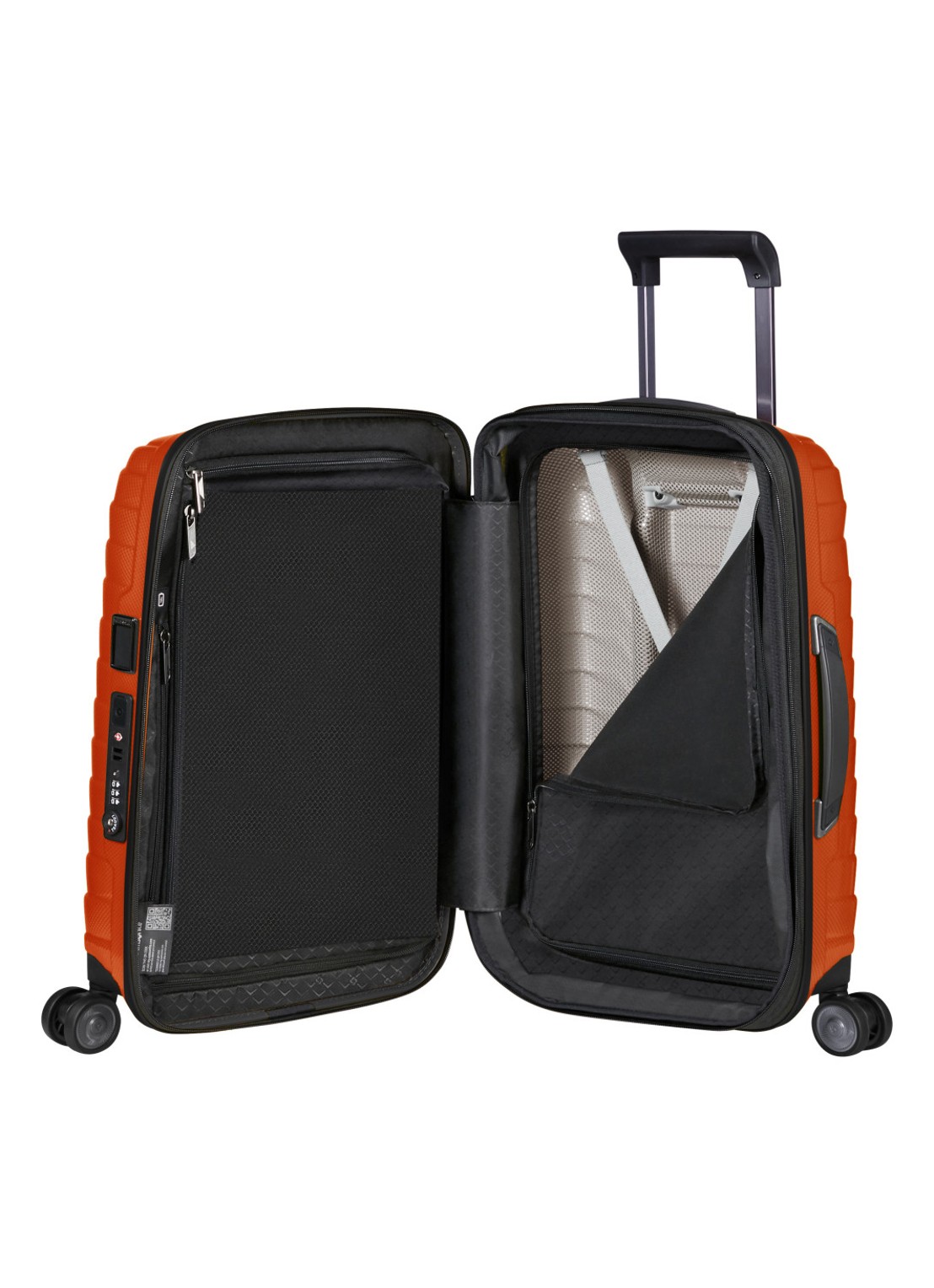 Samsonite Proxis spinner 55 cm  - achterkant 3 rood