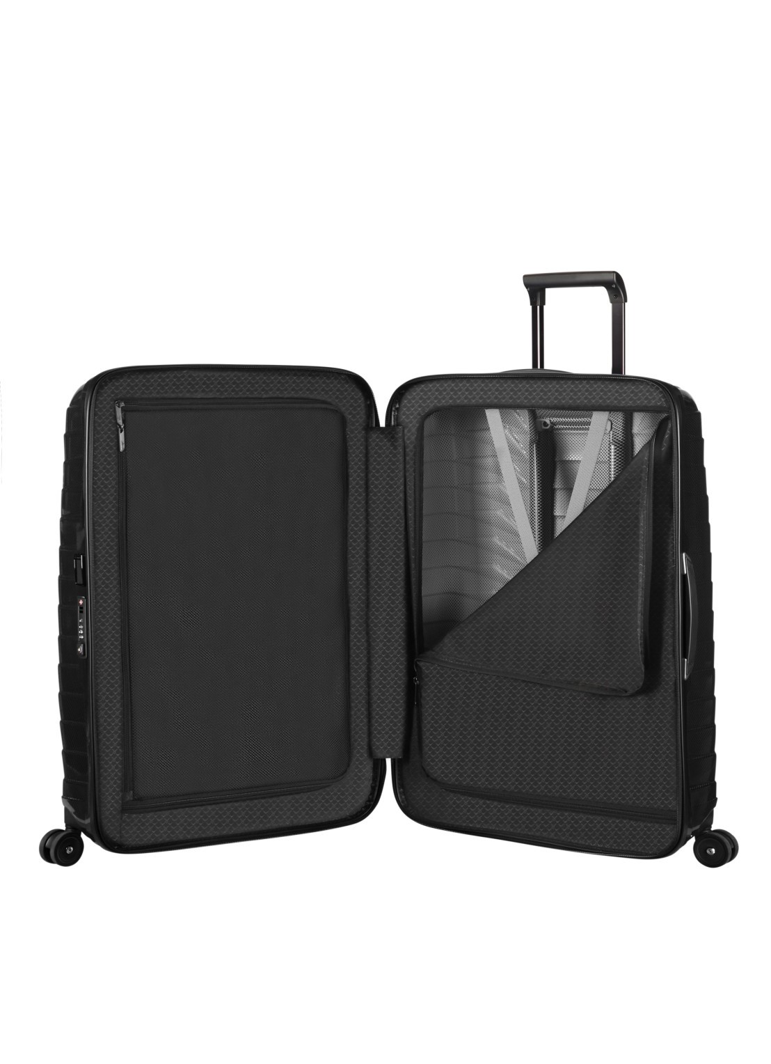 Samsonite Proxis spinner 69 cm - detail 2 zwart