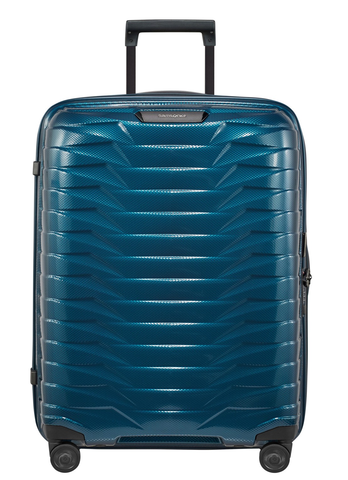 Samsonite Proxis spinner 69 cm  - voorkant 4 petrol