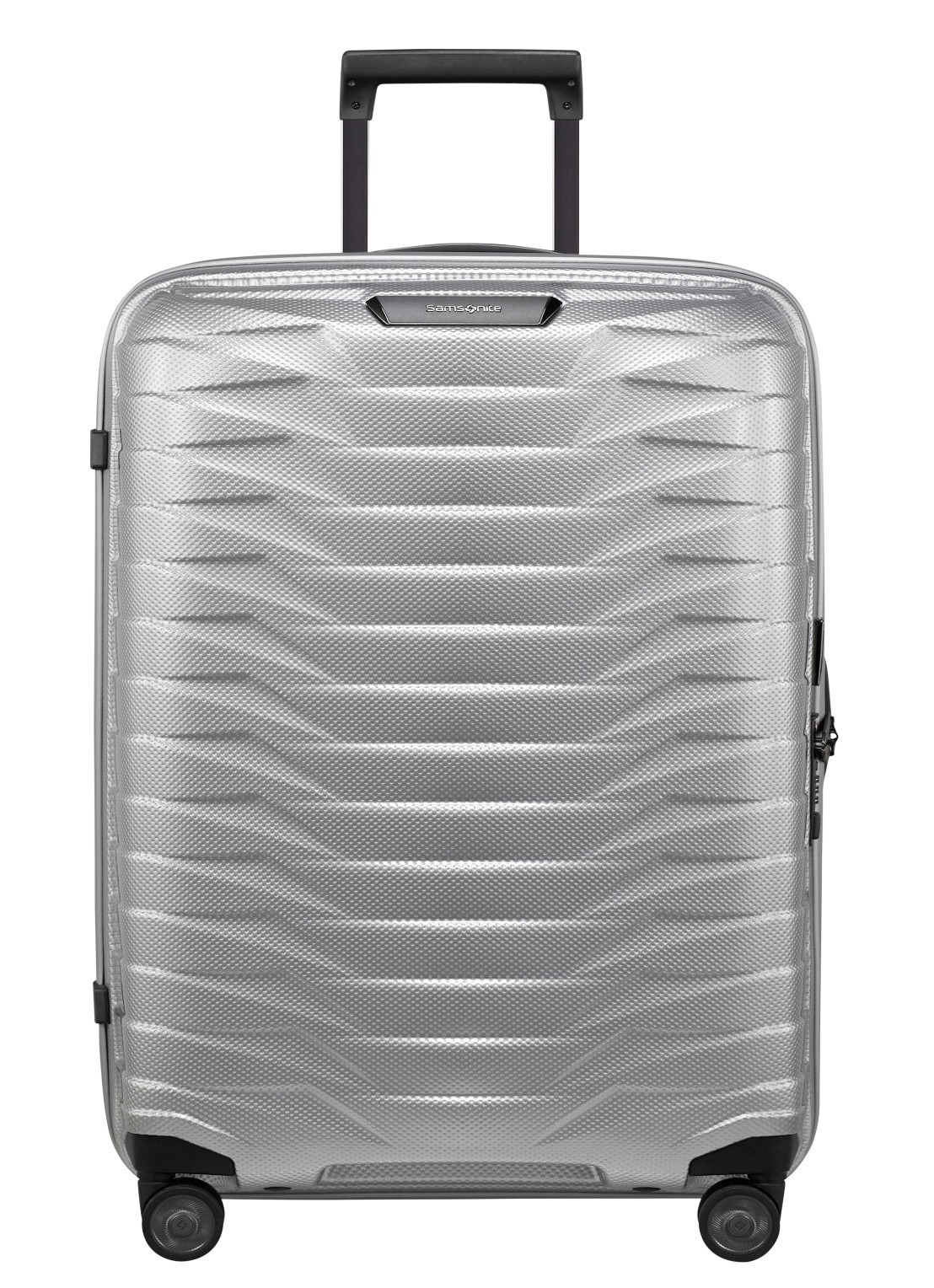 Samsonite Proxis spinner 69 cm - voorkant zilver