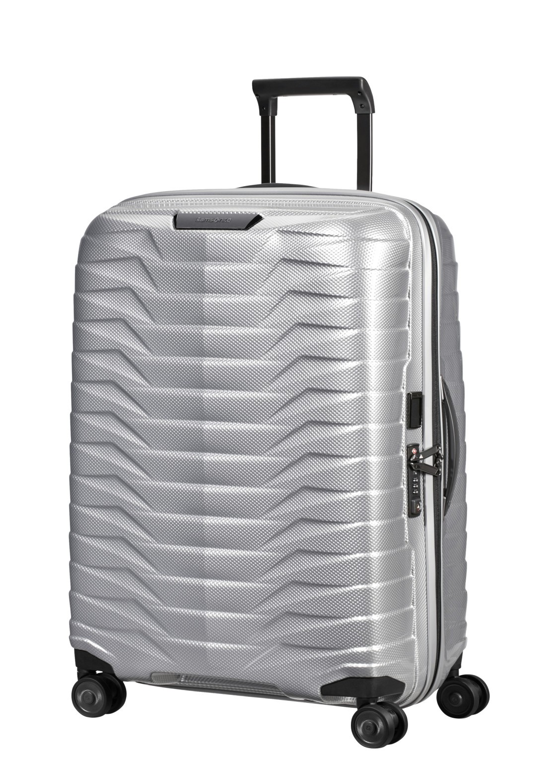 Samsonite Proxis spinner 69 cm - voorkant 2 zilver