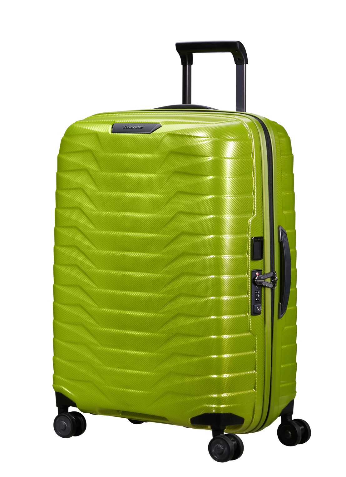 Samsonite Proxis spinner 69 cm - voorkant 7 lime
