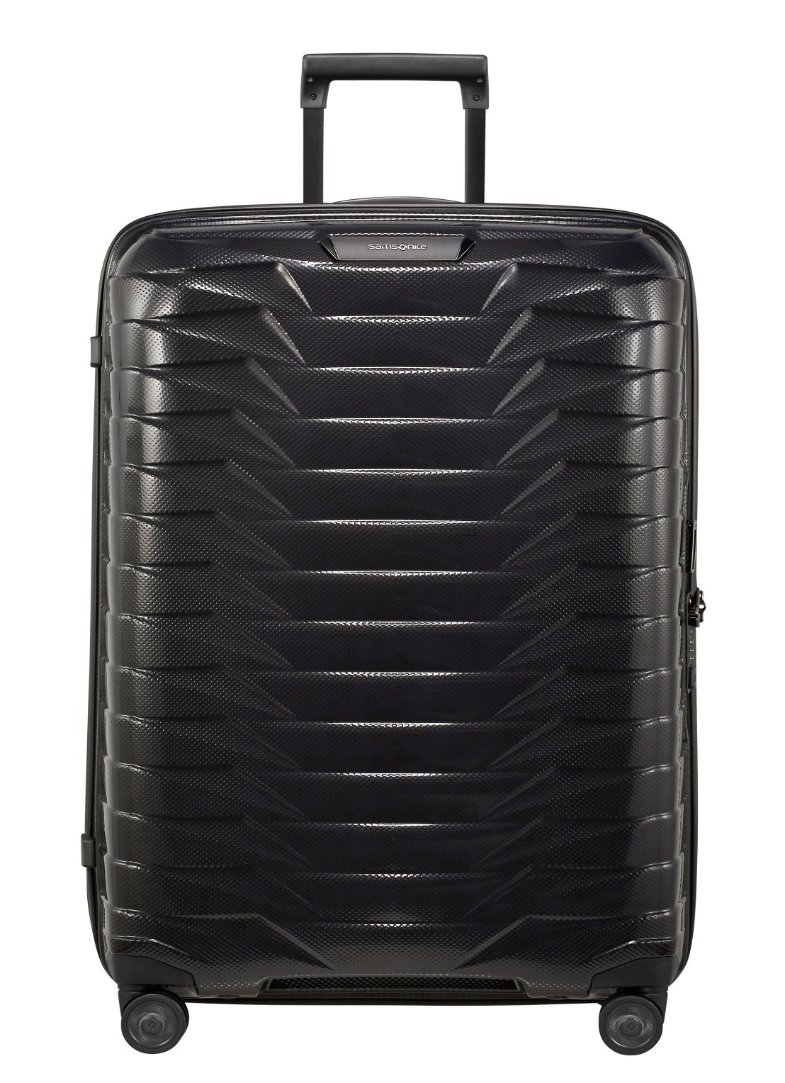 Samsonite Proxis spinner 75 cm  - voorkant zwart