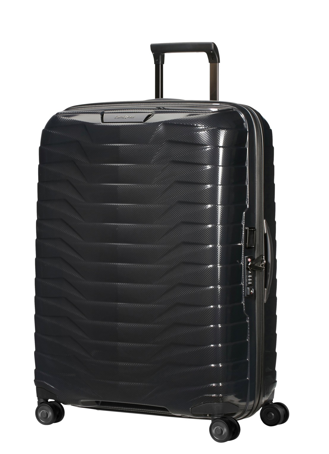 Samsonite Proxis spinner 75 cm  - voorkant 2 zwart