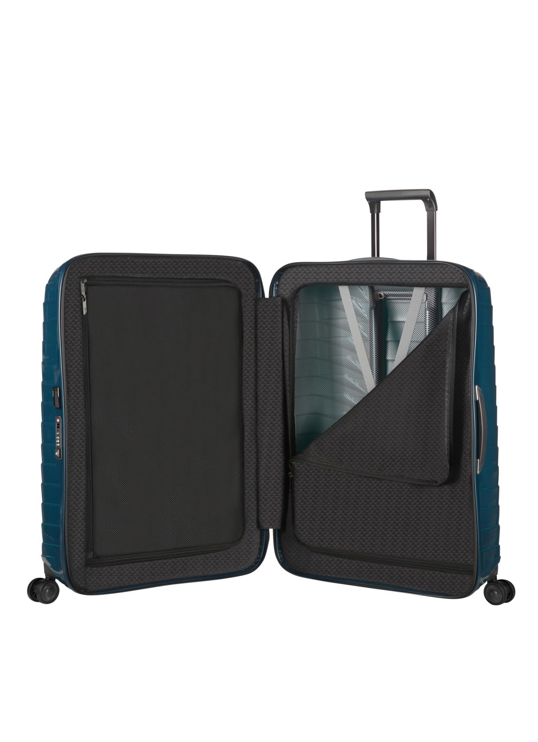 Samsonite Proxis spinner 75 cm - detail 2 petrol
