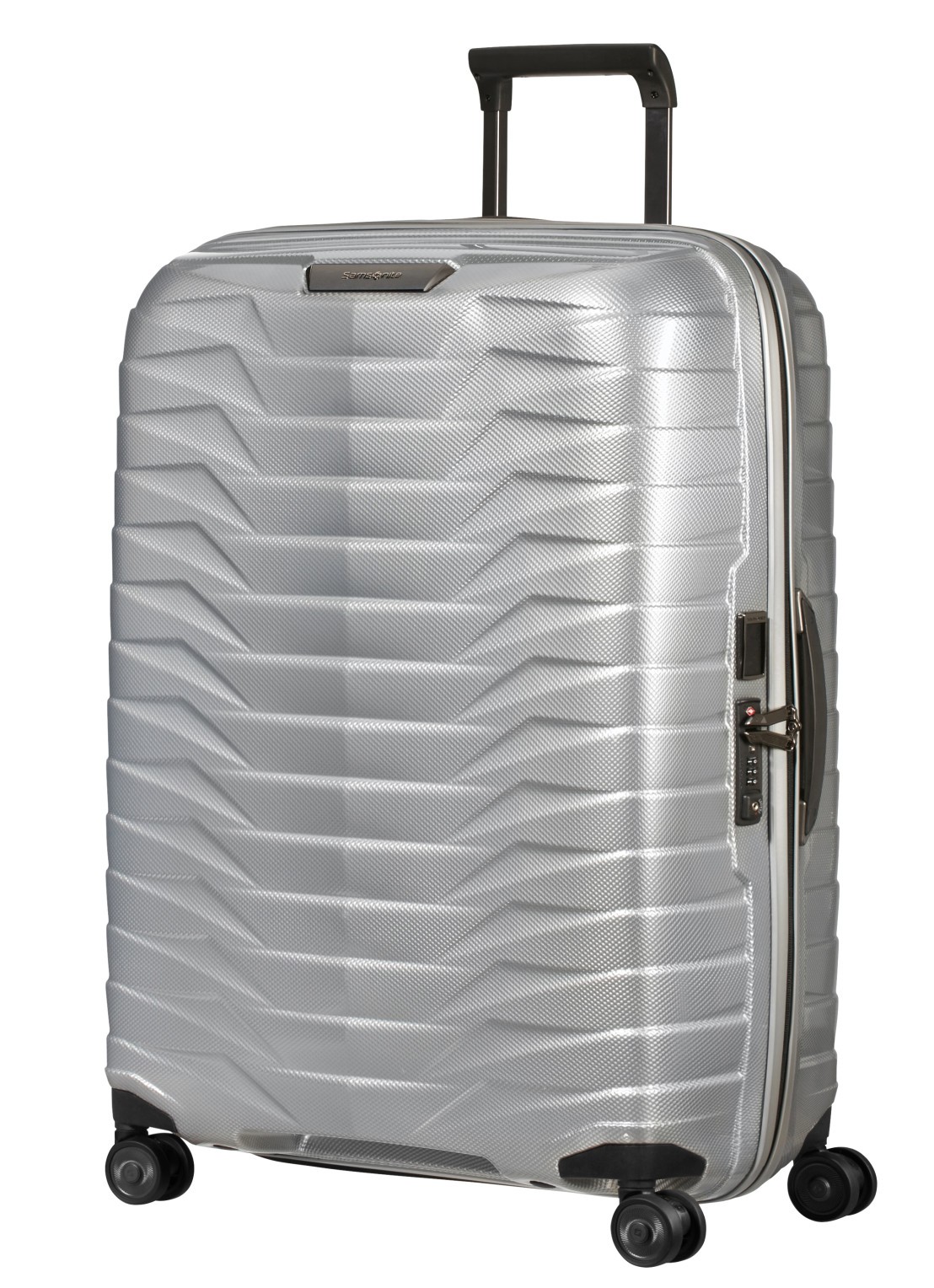 Samsonite Proxis spinner 75 cm  - voorkant 7 zilver