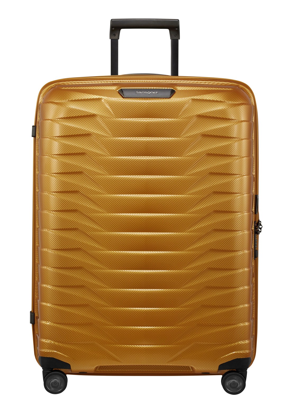 Samsonite Proxis spinner 75 cm  - voorkant goud