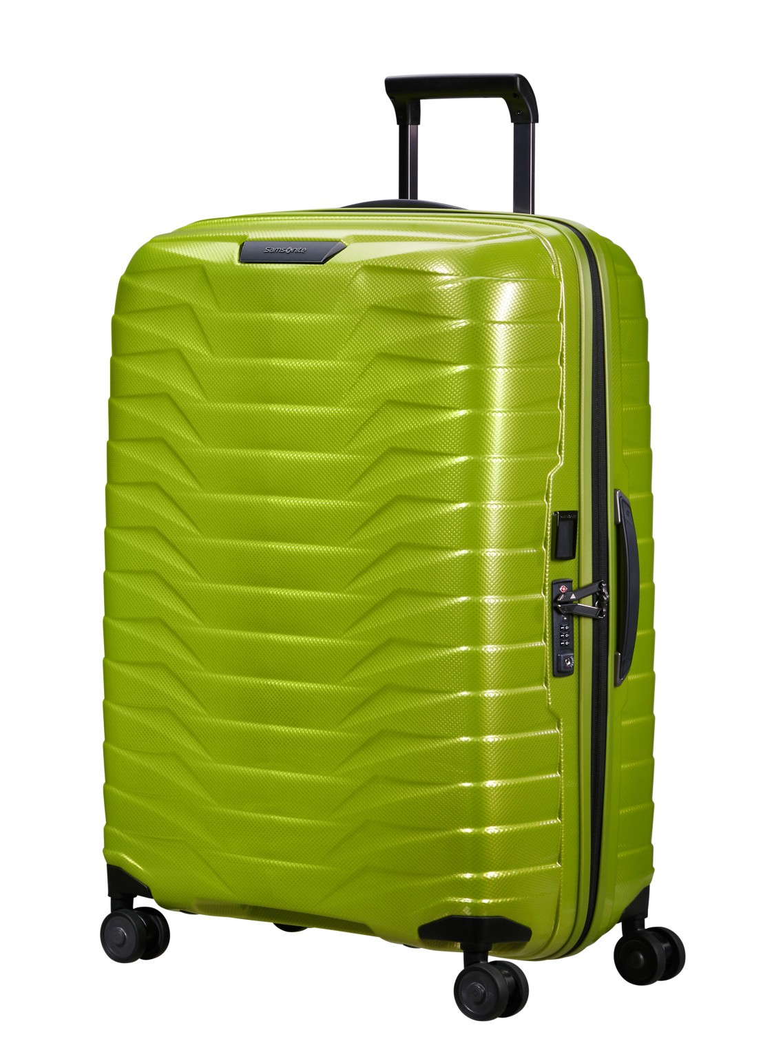Samsonite Proxis spinner 75 cm - voorkant 2 lime