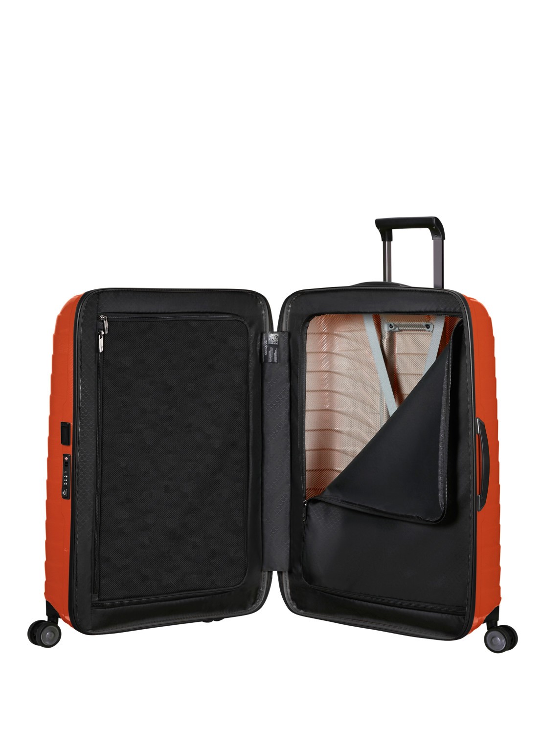 Samsonite Proxis spinner 75 cm  - achterkant 5 rood