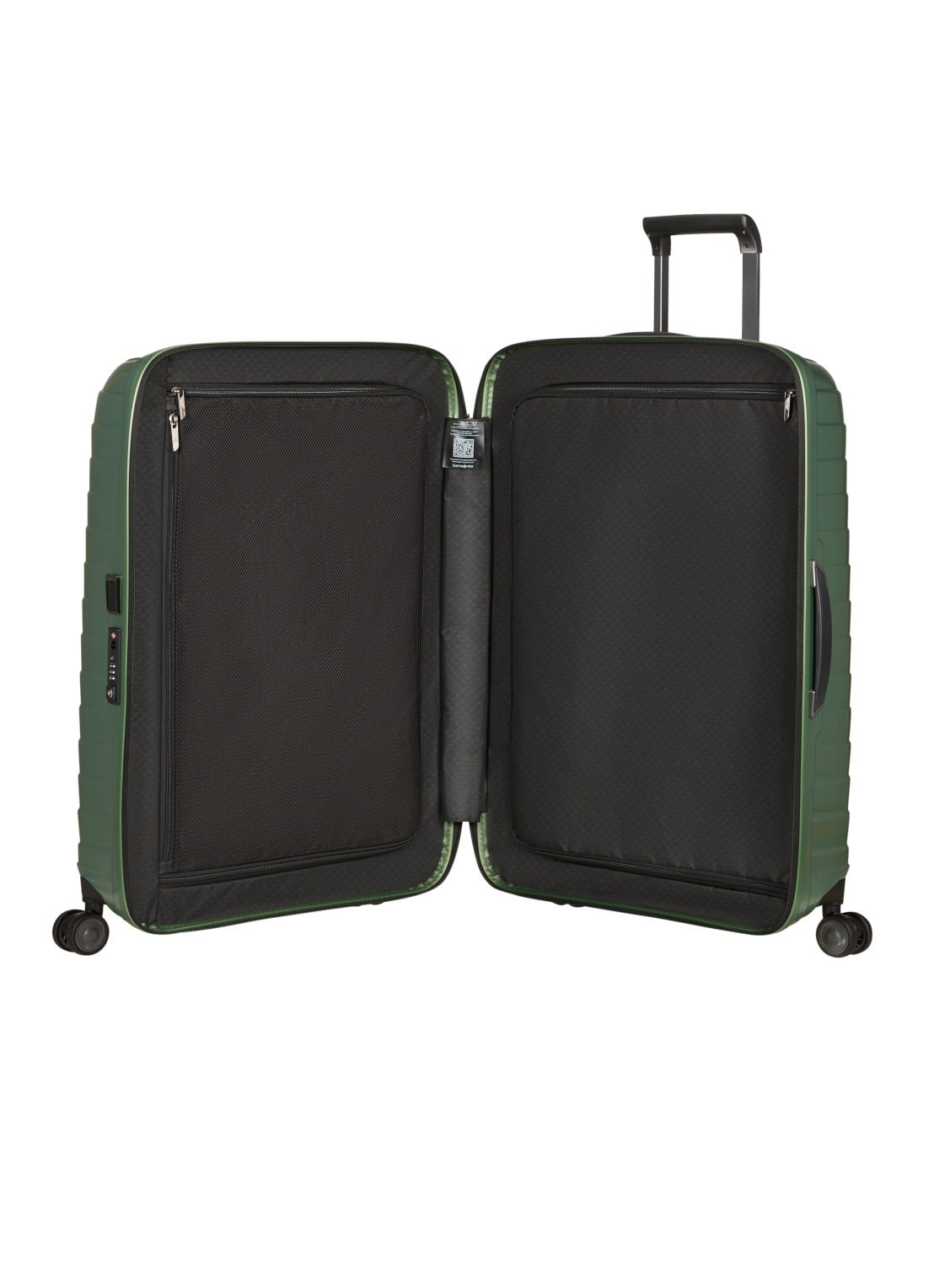 Samsonite Proxis spinner 75 cm - detail groen