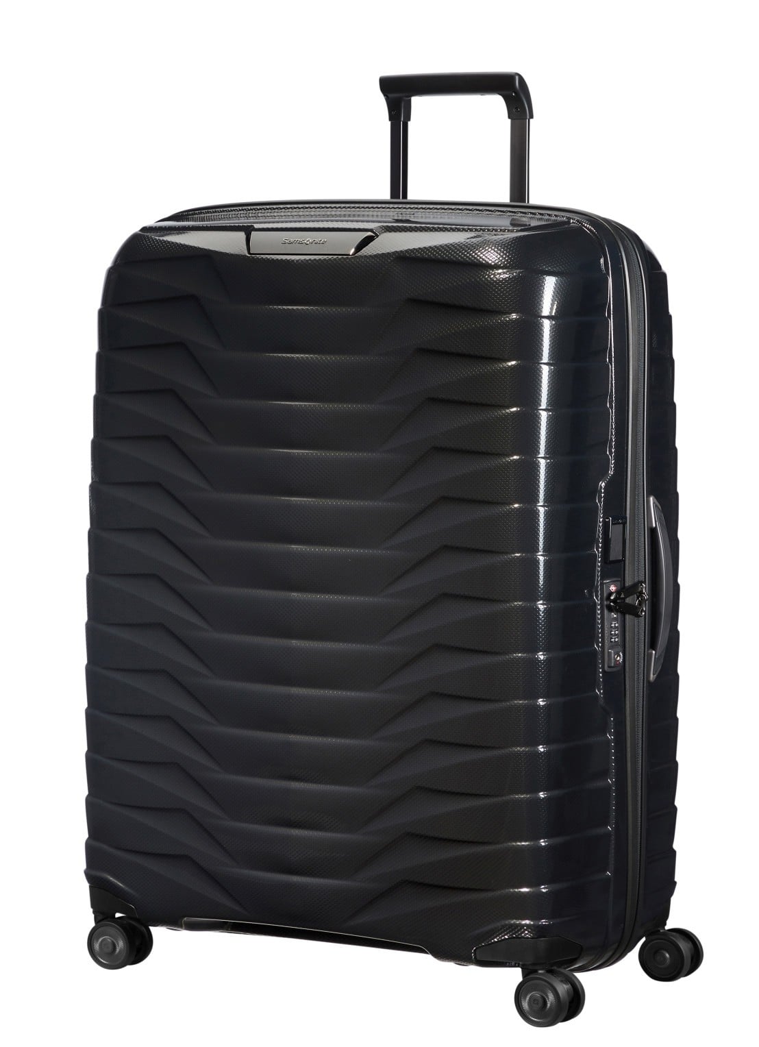 Samsonite Proxis spinner 81 cm  - voorkant 3 zwart