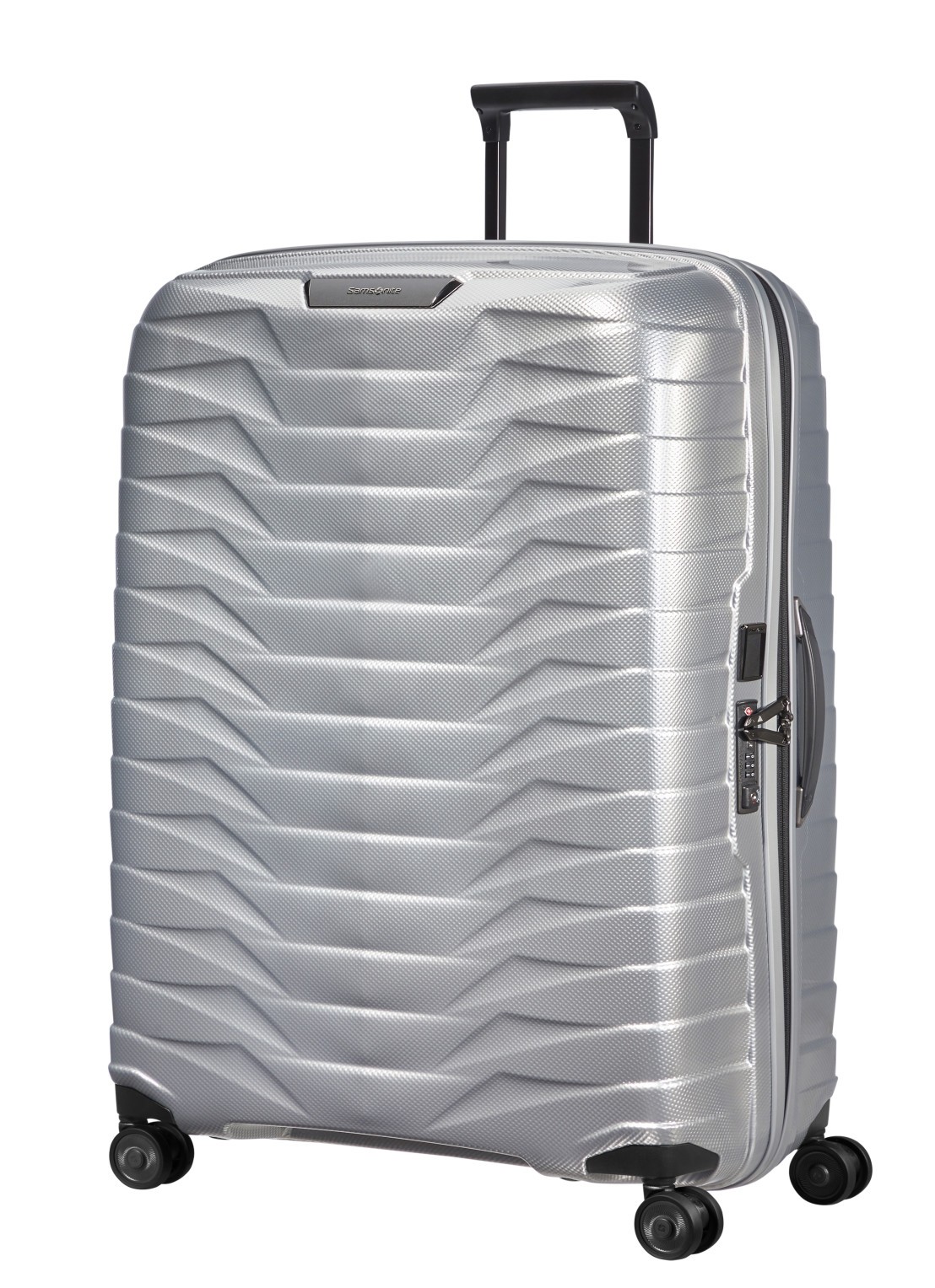 Samsonite Proxis spinner 81 cm - voorkant 3 zilver