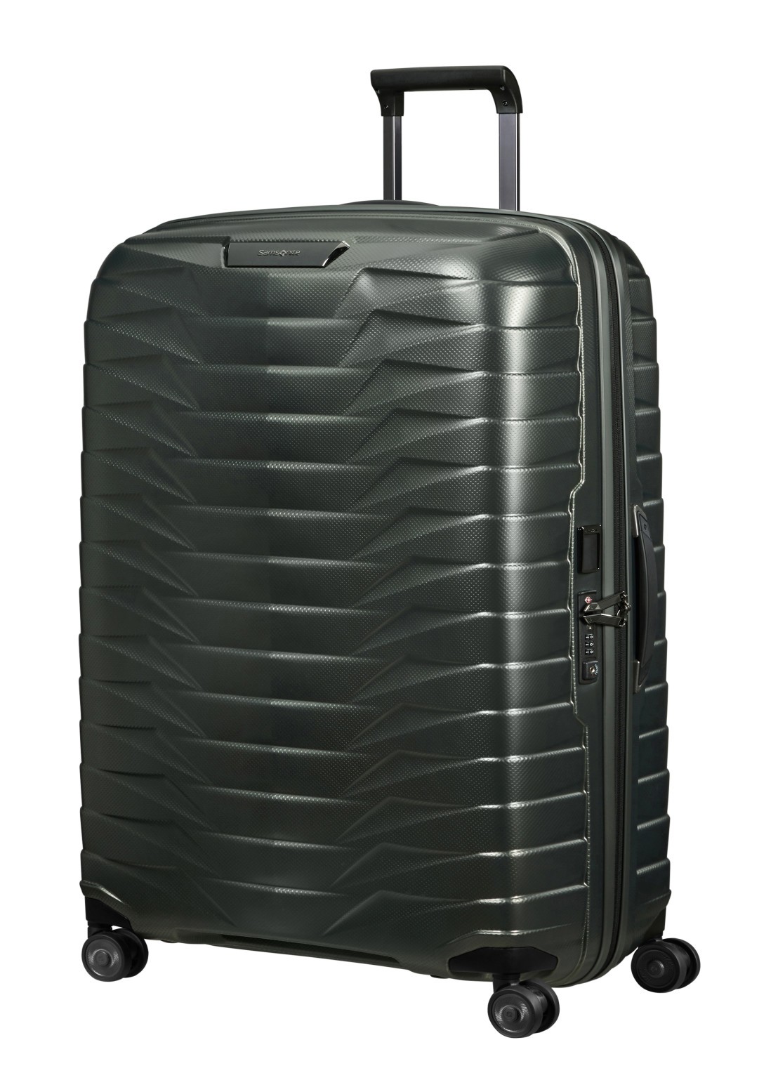 Samsonite Proxis spinner 81 cm - voorkant 3 donkergrijs