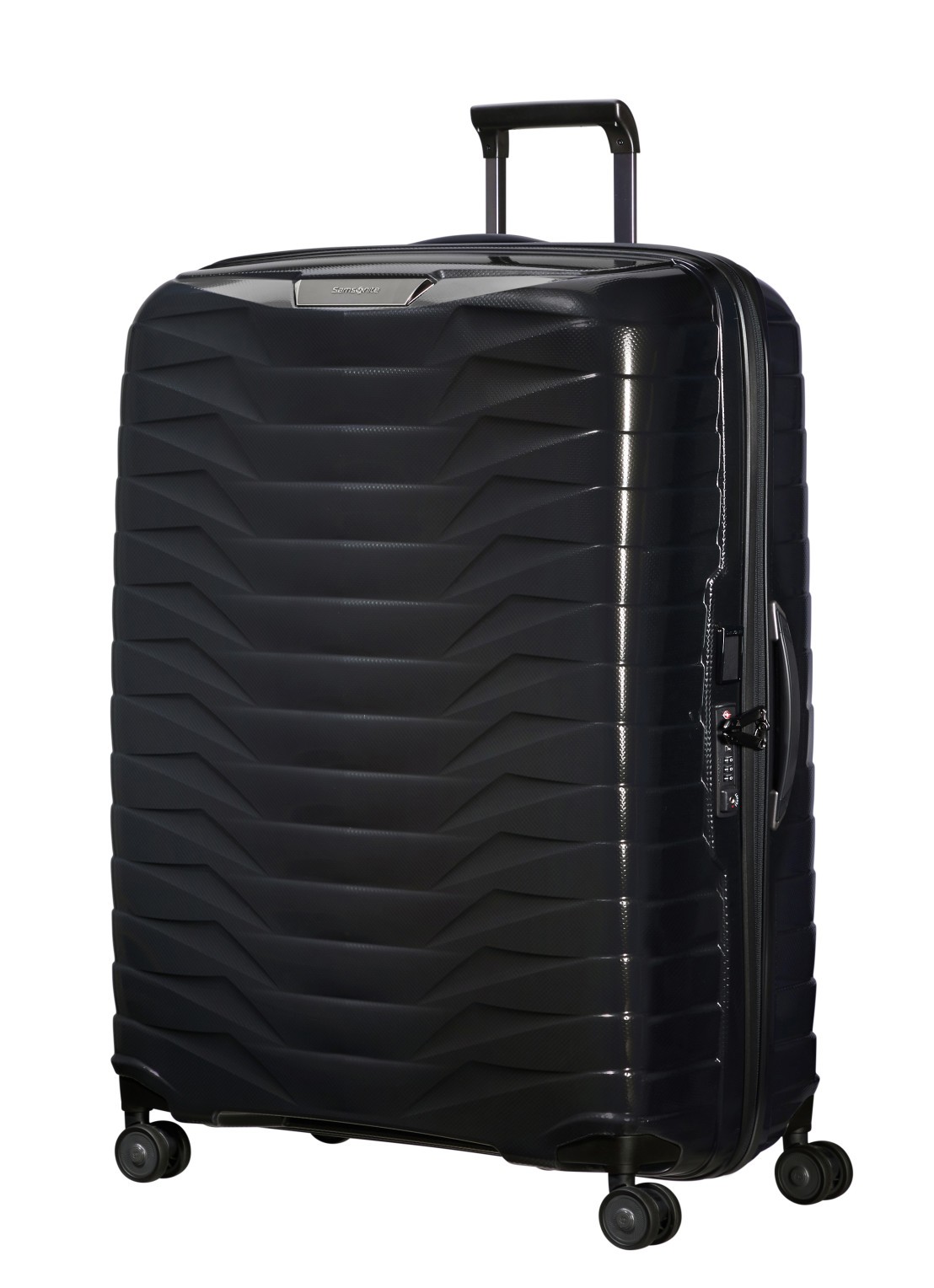 Samsonite Proxis spinner 86 cm - voorkant 6 zwart