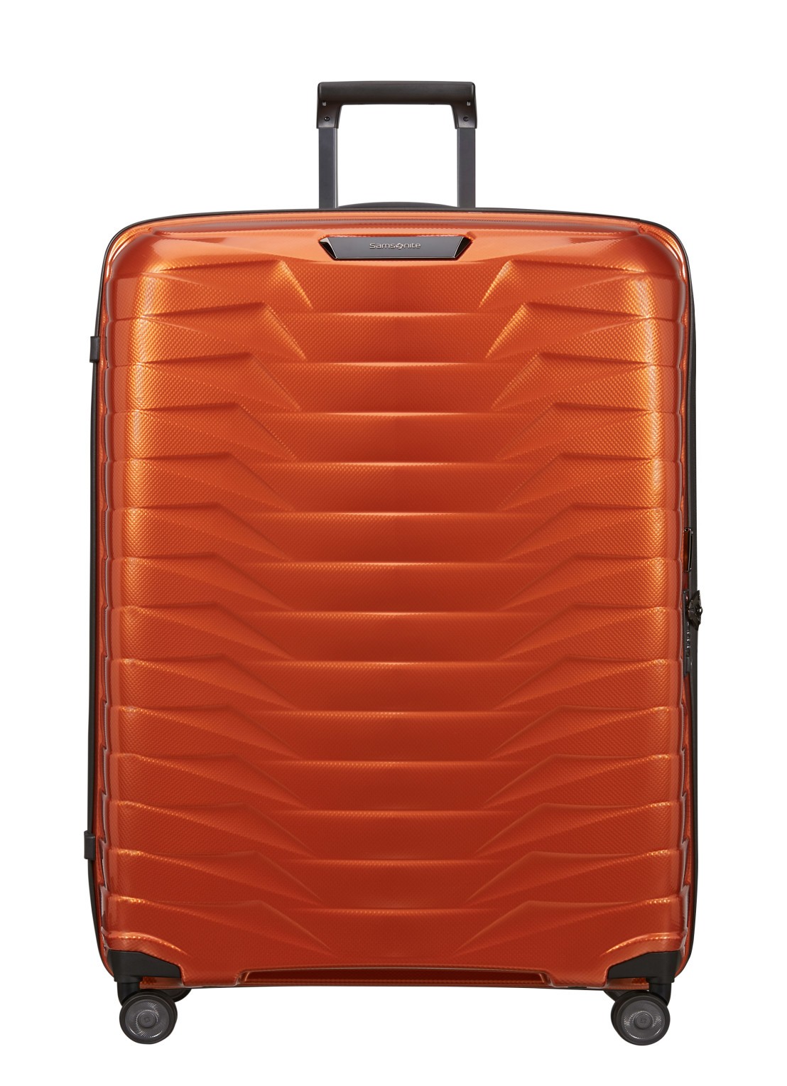 Samsonite Proxis spinner 86 cm  - voorkant oranjerood