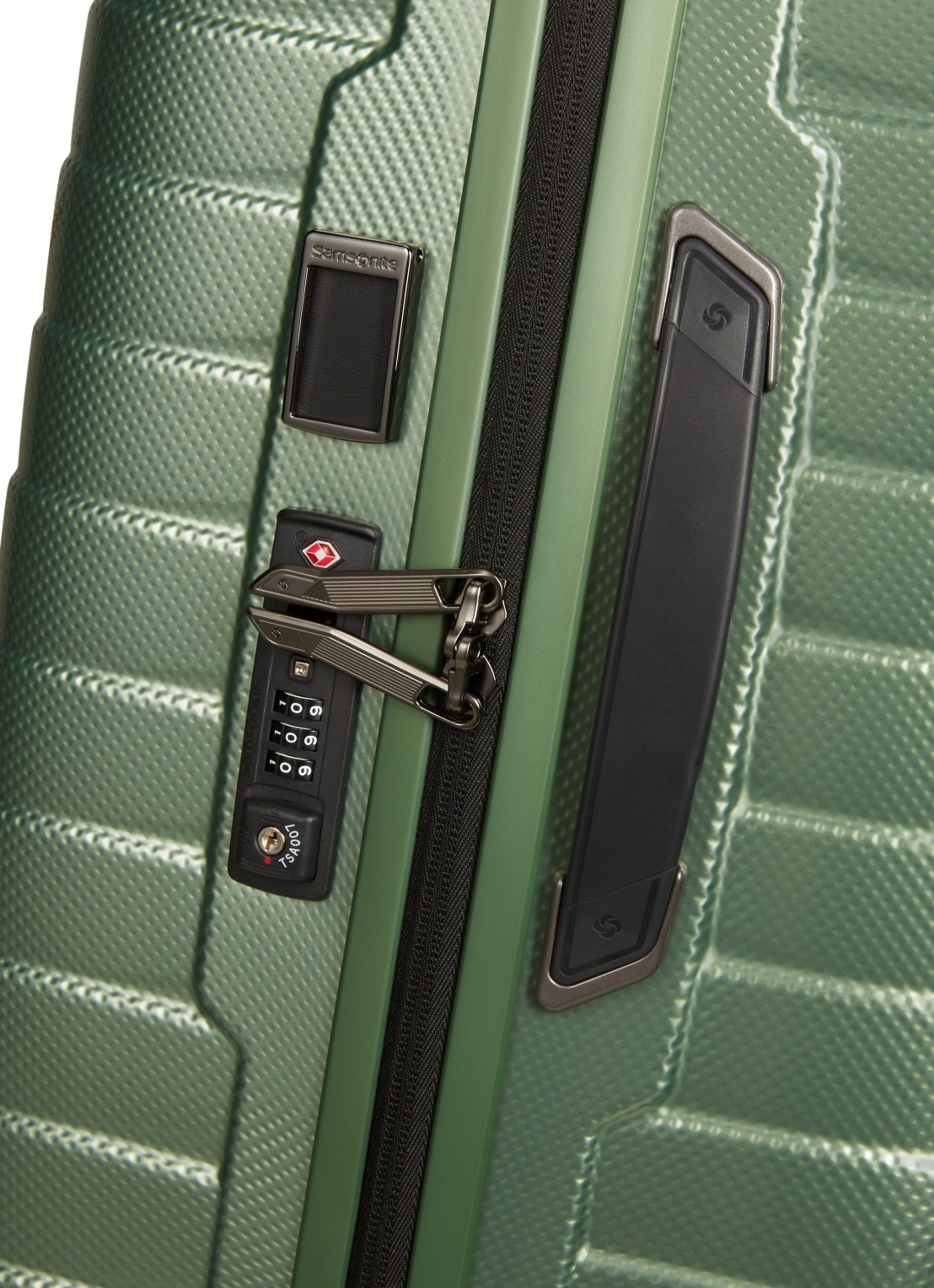 Samsonite Proxis spinner 86 cm - detail 5 lindegroen