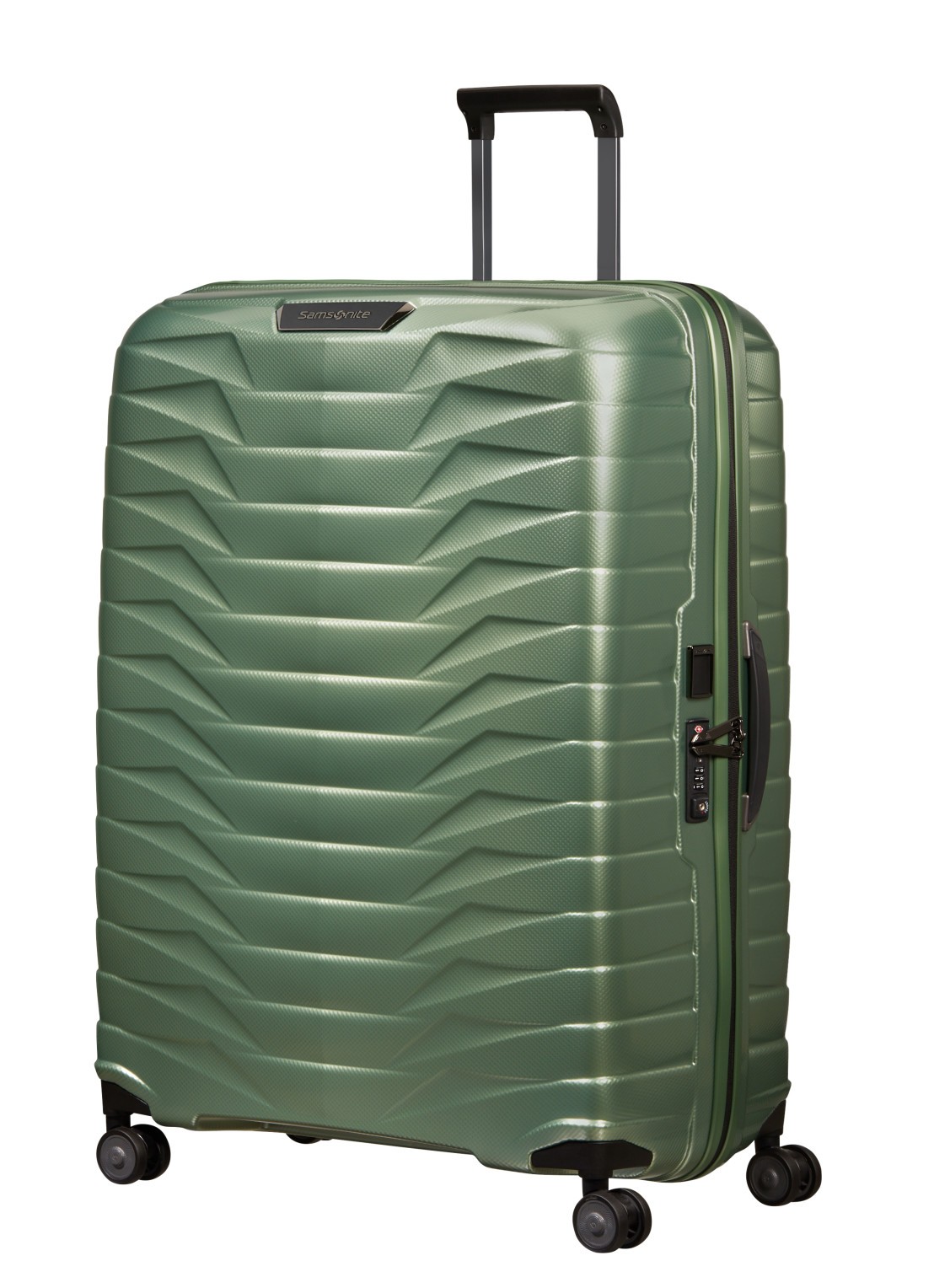 Samsonite Proxis spinner 86 cm - voorkant 3 lindegroen