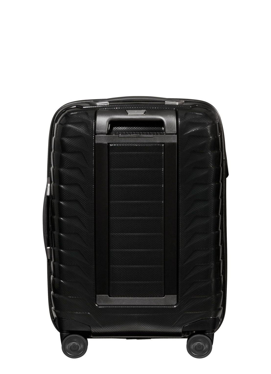 Samsonite Proxis uitbreidbare spinner 55 cm - achterkant 3 zwart