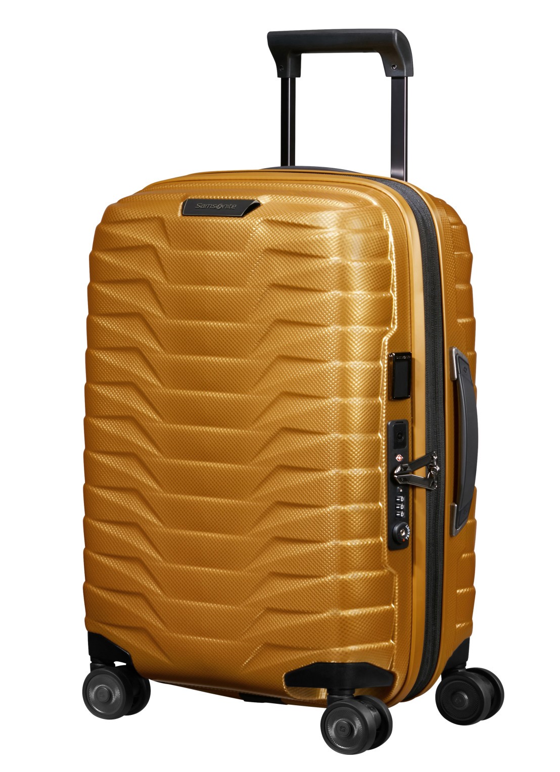 Samsonite Proxis uitbreidbare spinner 55 cm - voorkant 7 goud