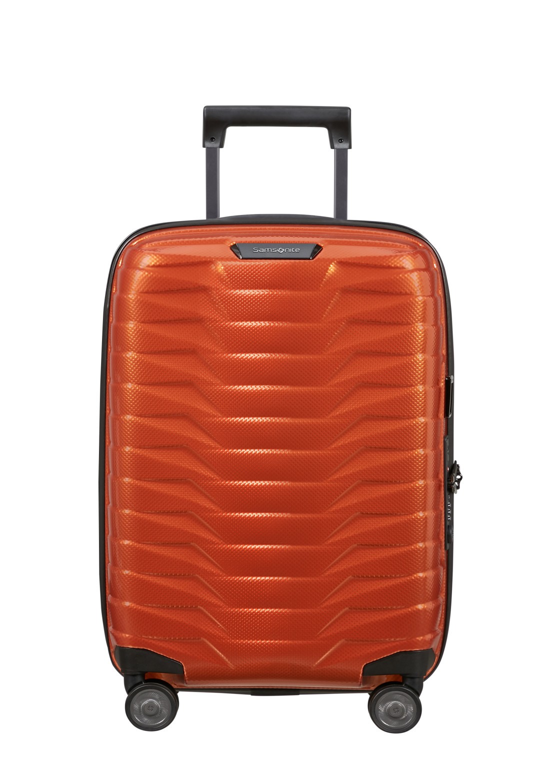 Samsonite Proxis uitbreidbare spinner 55 cm - voorkant 2 rood