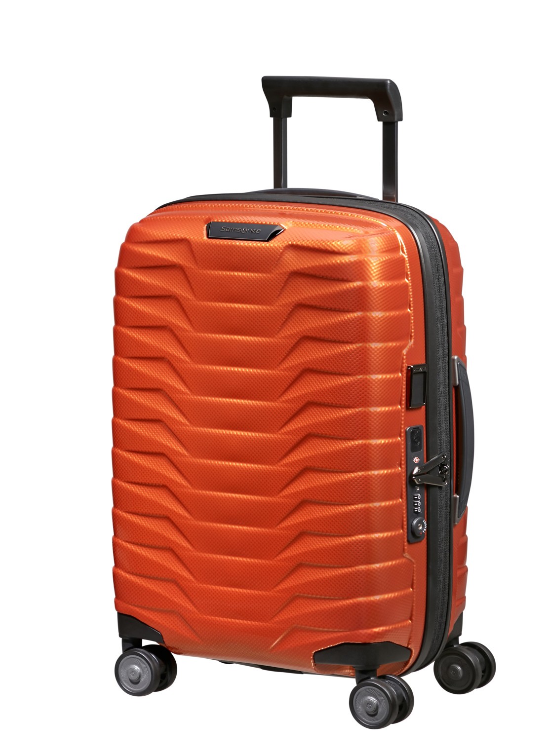 Samsonite Proxis uitbreidbare spinner 55 cm - voorkant 3 rood