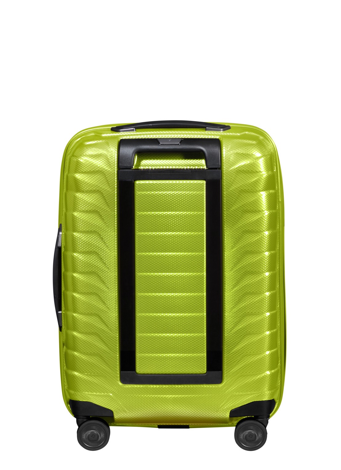 Samsonite Proxis vergrootbare spinner 55 cm - achterkant 7 lime