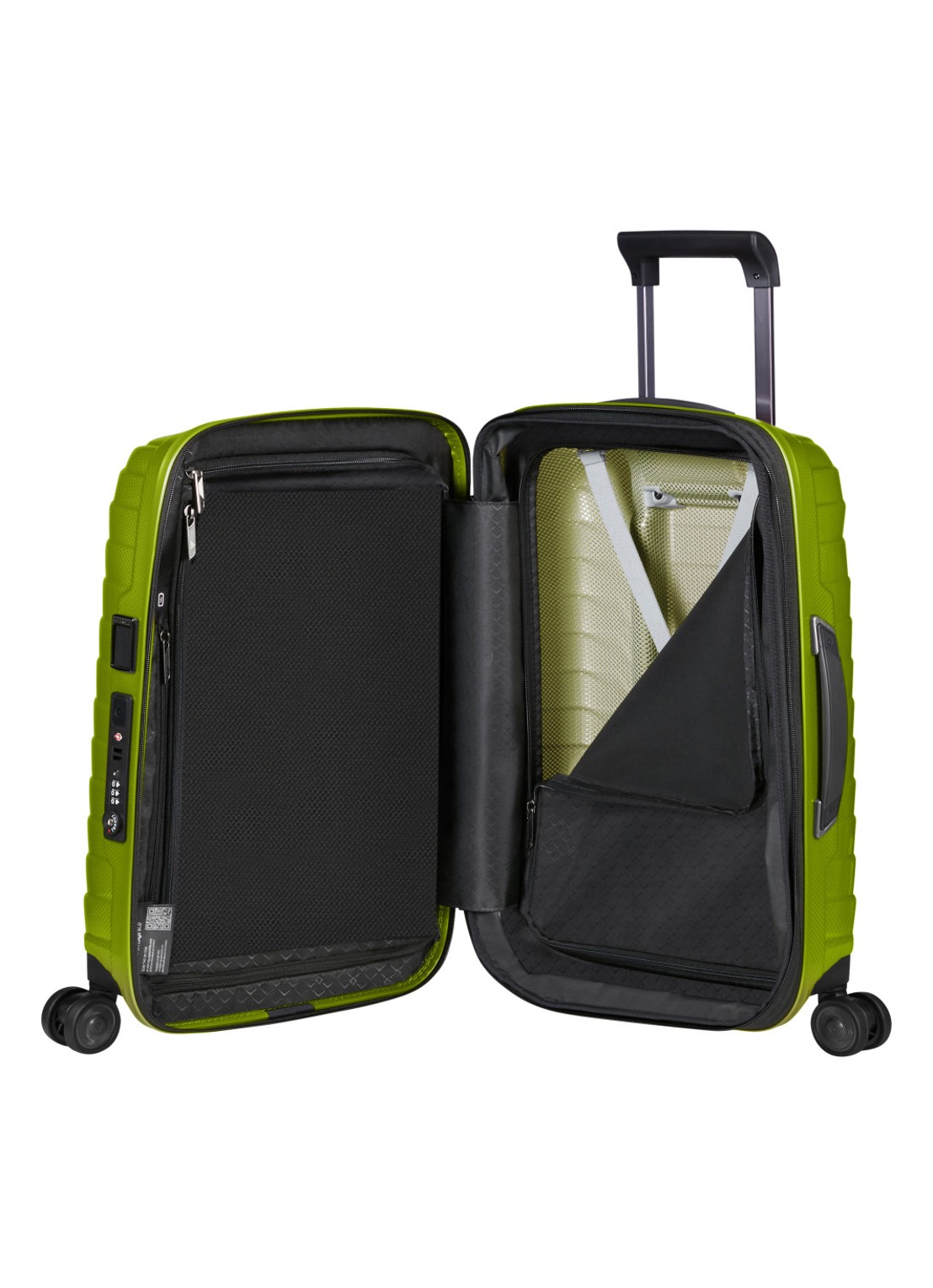 Samsonite Proxis vergrootbare spinner 55 cm - detail lime