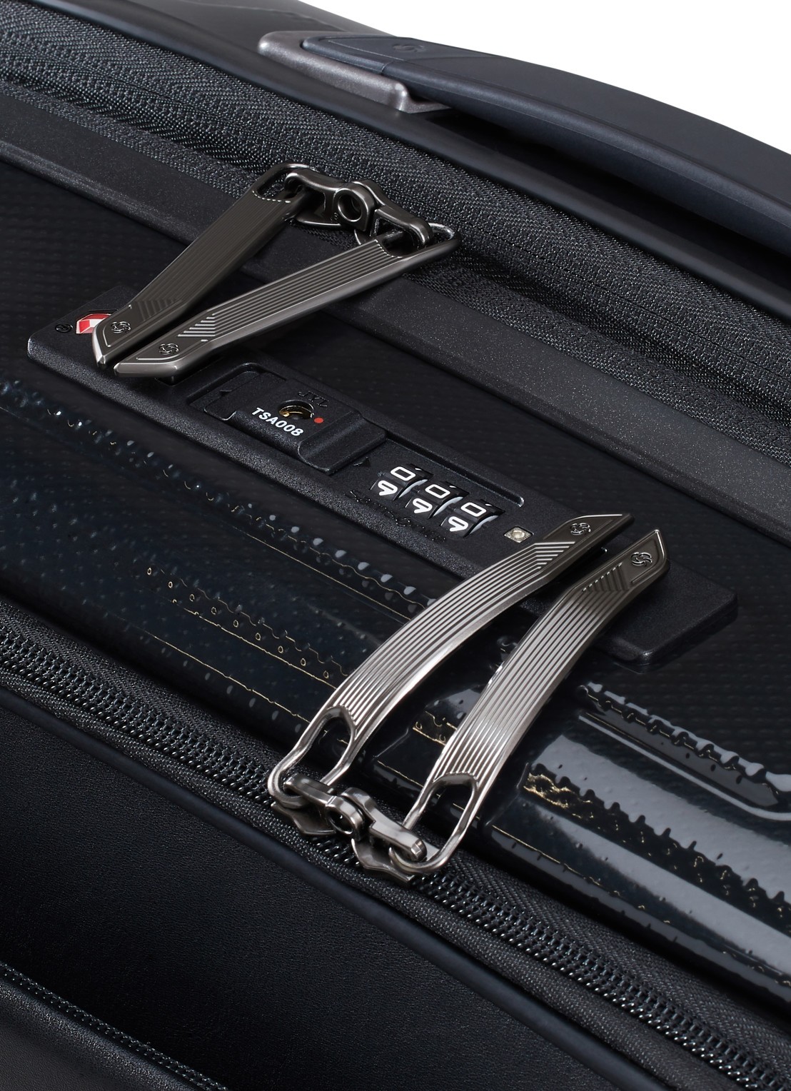 Samsonite Proxis vergrootbare spinner 55 cm - detail 5 zwart