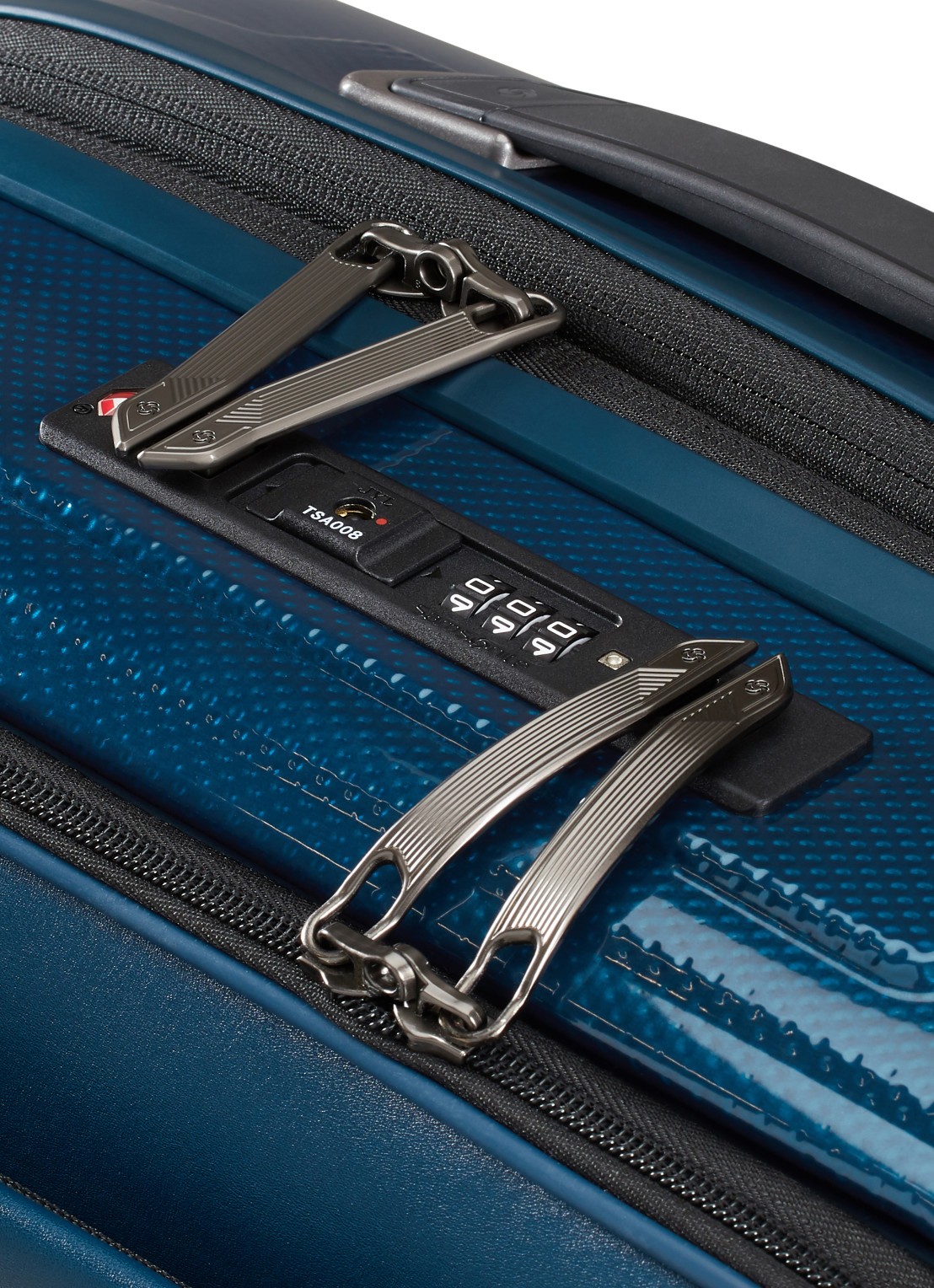 Samsonite Proxis vergrootbare spinner 55 cm - detail 4 petrol