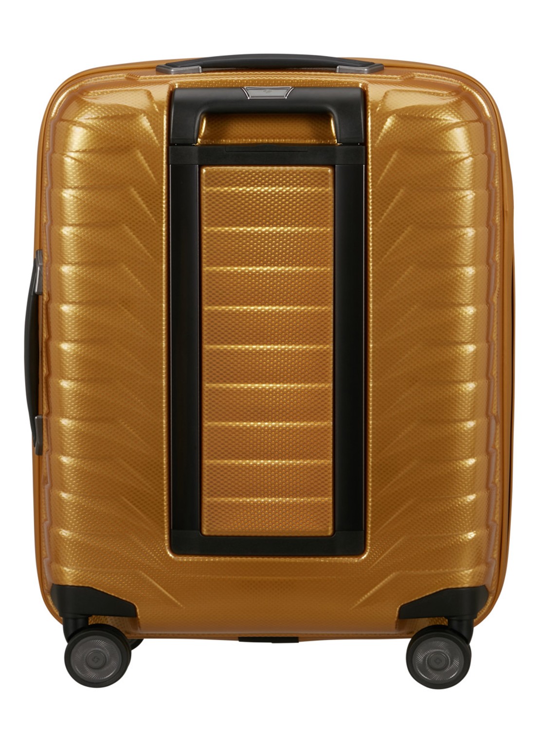 Samsonite Proxis vergrootbare spinner 55 cm - achterkant 5 geelgoud