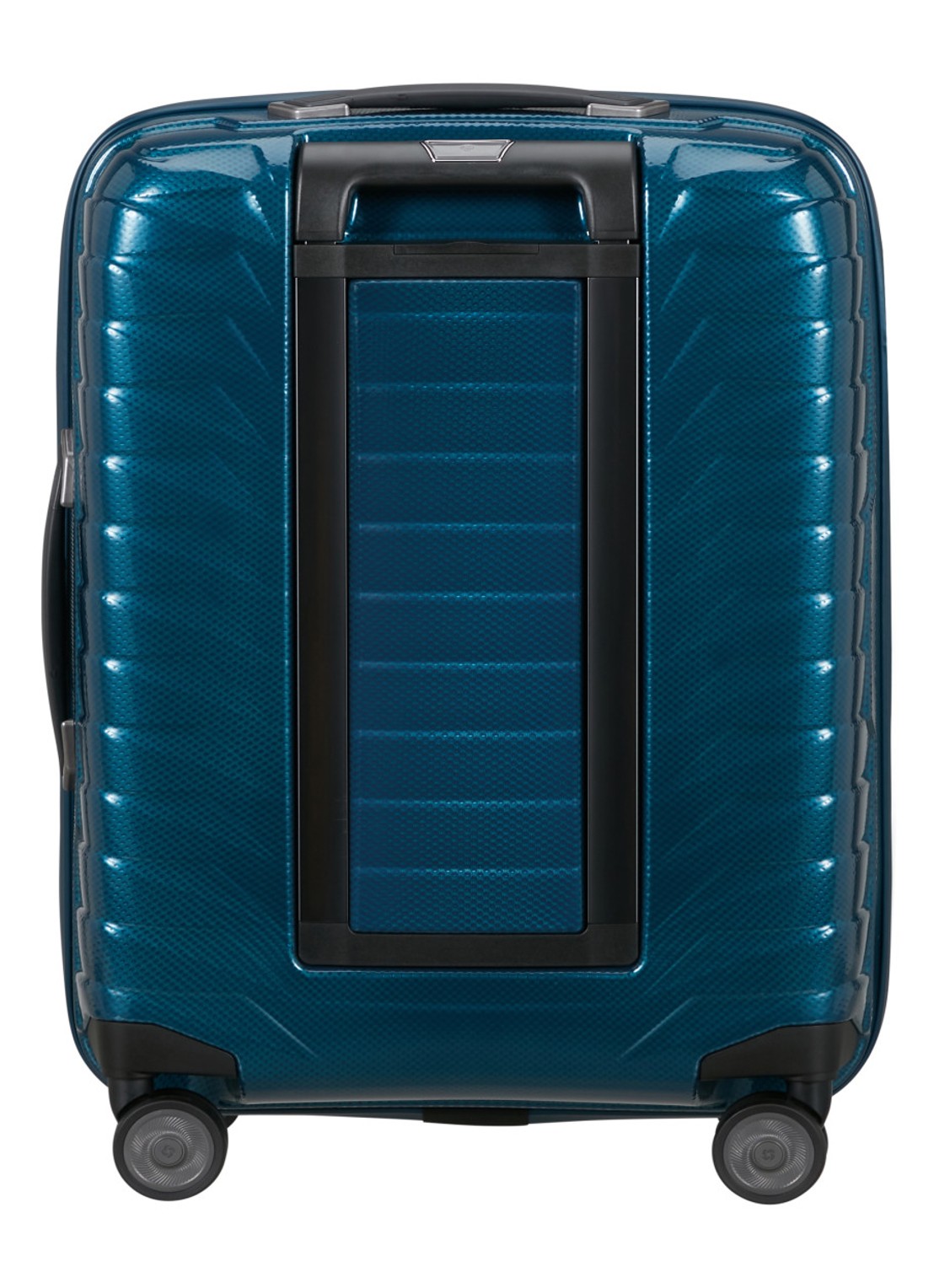 Samsonite Proxis vergrootbare spinner 55 cm - achterkant 5 petrol