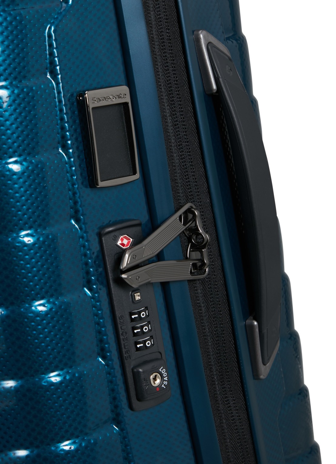 Samsonite Proxis vergrootbare spinner 55 cm - detail 4 petrol