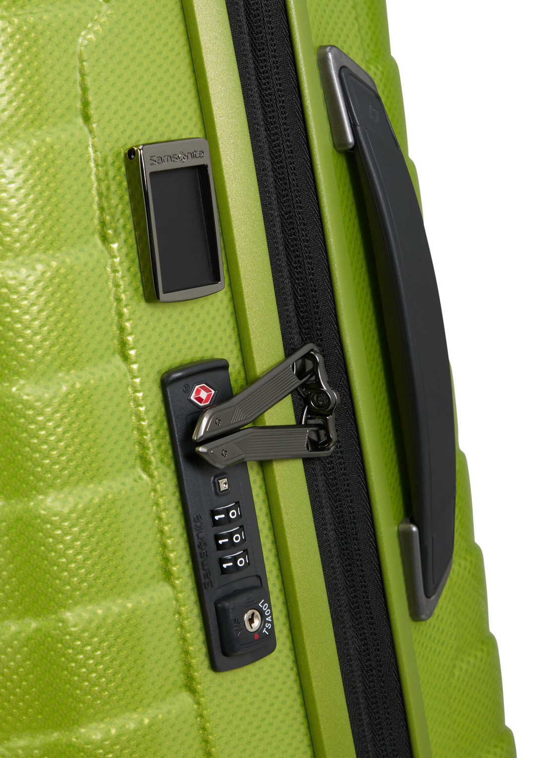 Samsonite Proxis vergrootbare spinner 55 cm - detail 3 lime