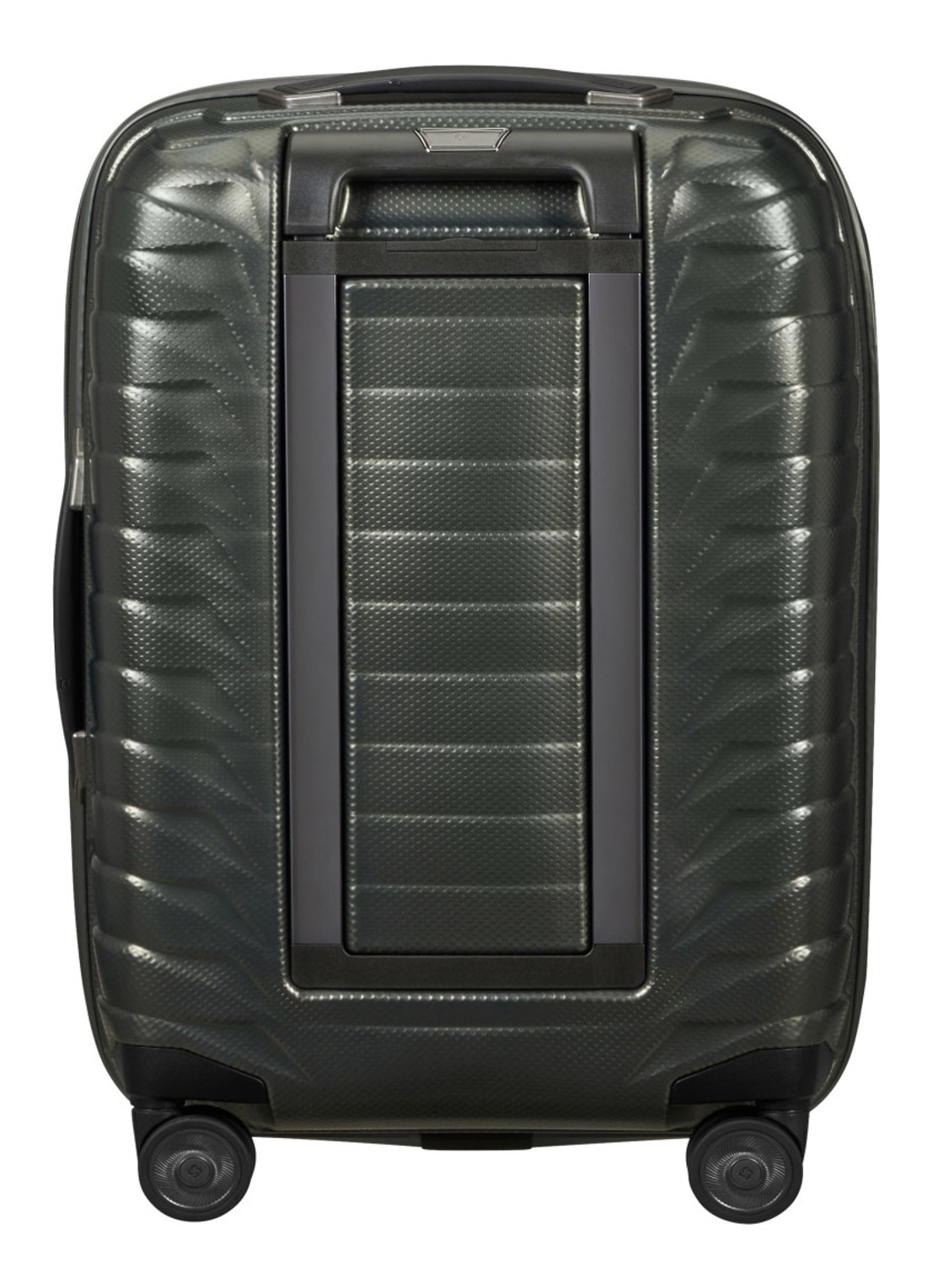 Samsonite Proxis vergrootbare spinner 55 cm - achterkant 3 donkergroen