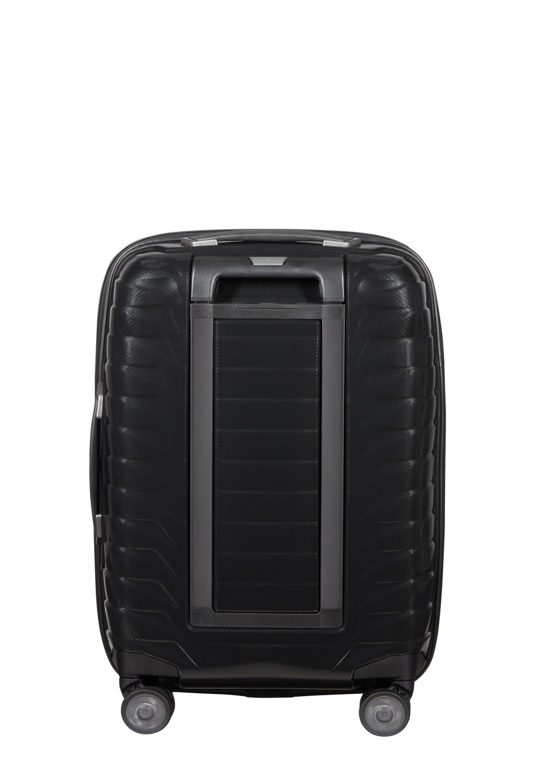 Samsonite Proxis vergrootbare spinner 55 cm - achterkant zwart